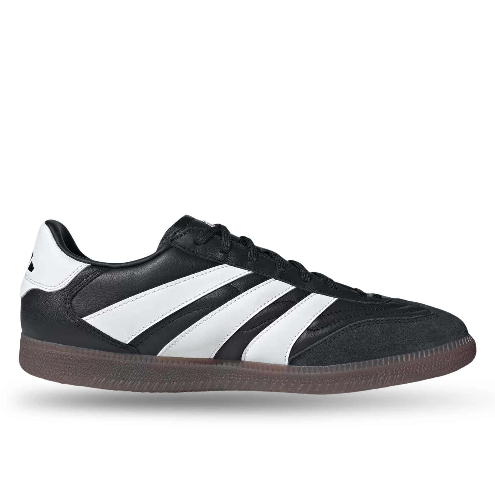 adidas Predator Freestyle Indoor Soccer Shoes (Black/White/Gold Metallic)