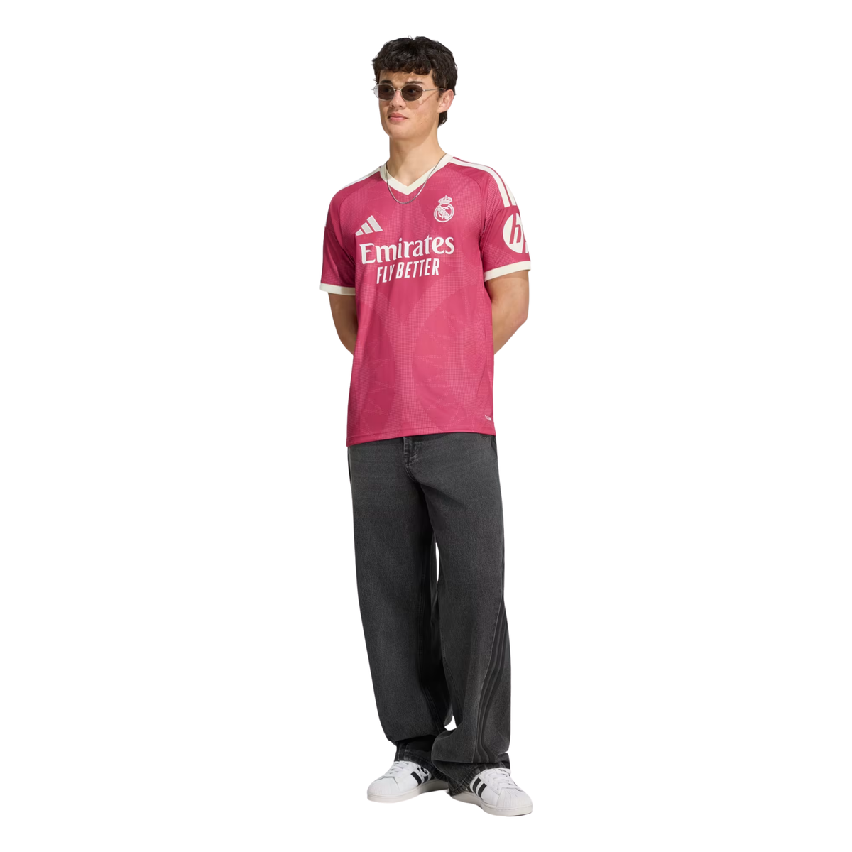 adidas Mens Real Madrid Third Jersey 26/27 (Pink)