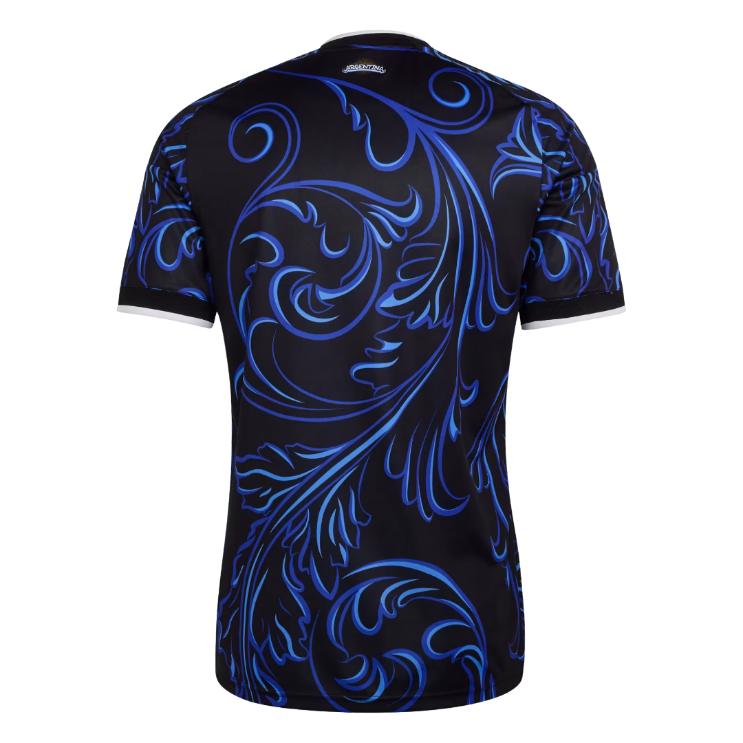 adidas Men's Argentina Away Stadium Jersey 2026 (Black/Blue)