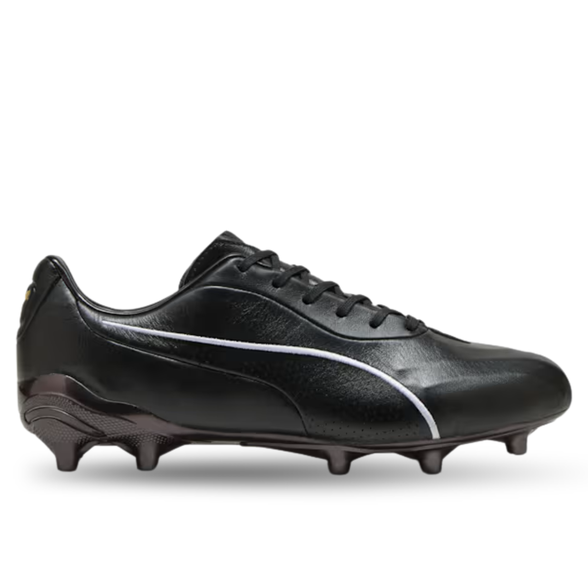 PUMA King Platinum FG/AG Soccer Cleats (Puma Black/Gold)