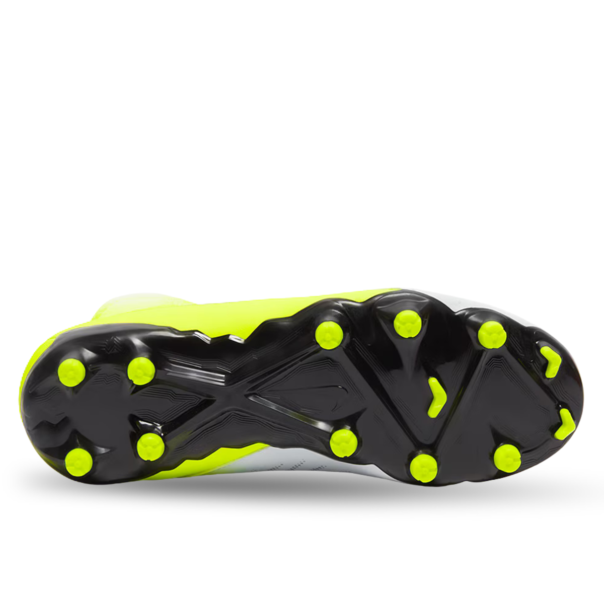 Nike Jr. Phantom Luna II Academy FG/MG Soccer Cleats (Metallic Silver/Black-Volt)