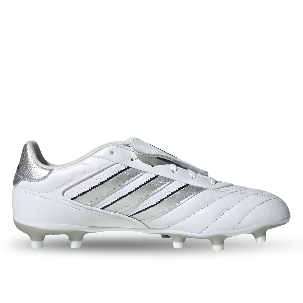 adidas Copa Gloro II FG Soccer Cleats (White/Silver Metallic)