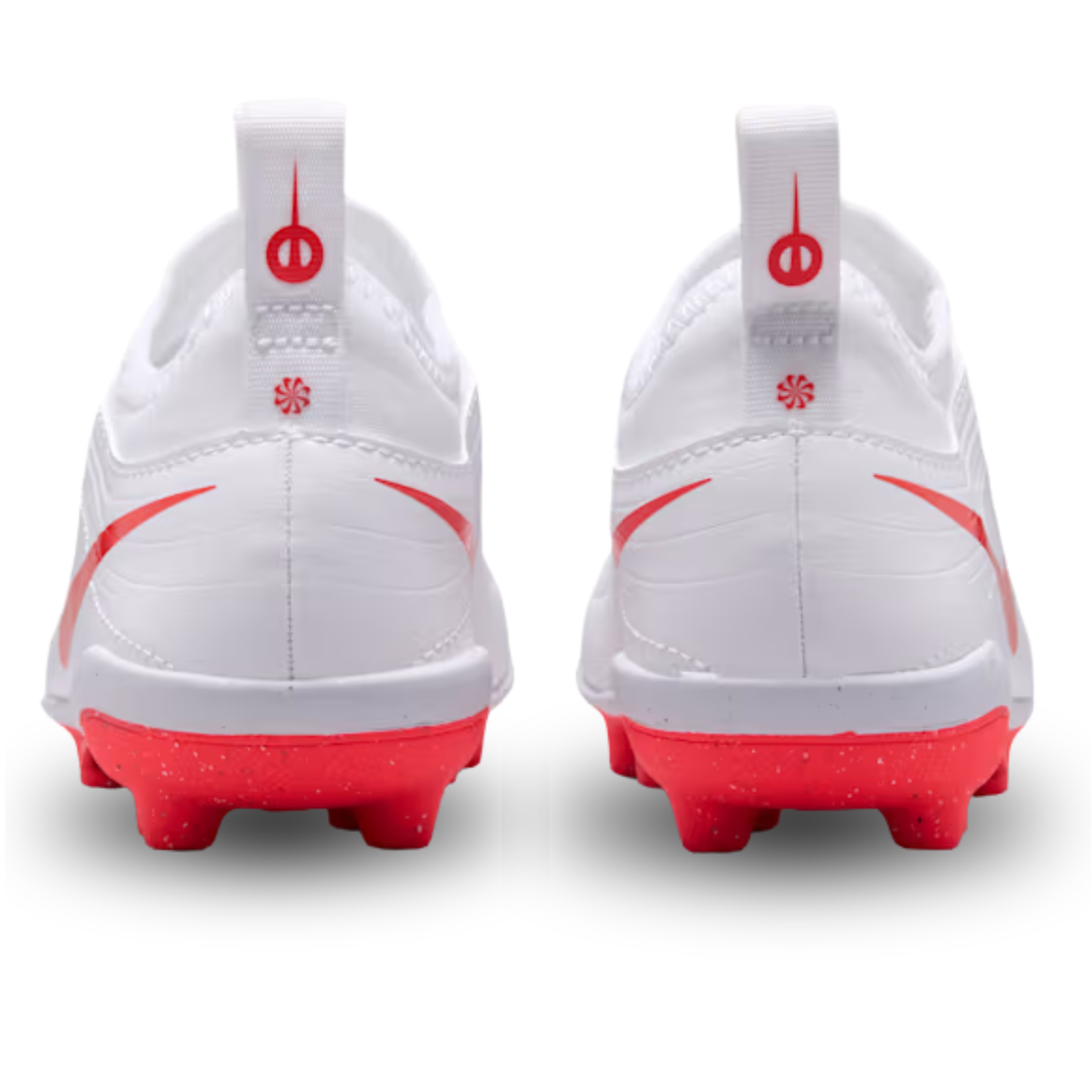 Nike Jr. Tiempo Maestro Flex FG/MG PS Soccer Cleats (White/Blur-Bright Crimson)