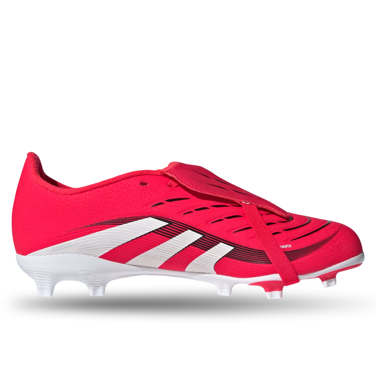 adidas Jr. Predator League FT FG Soccer Cleats (Lucid Red/White/Black)