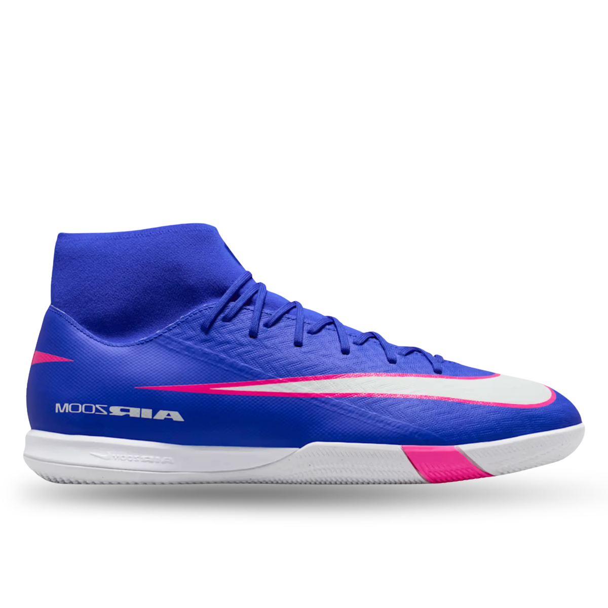 Nike Zoom Superfly 10 Academy Indoor Soccer Shoes (Racer Blue/White)