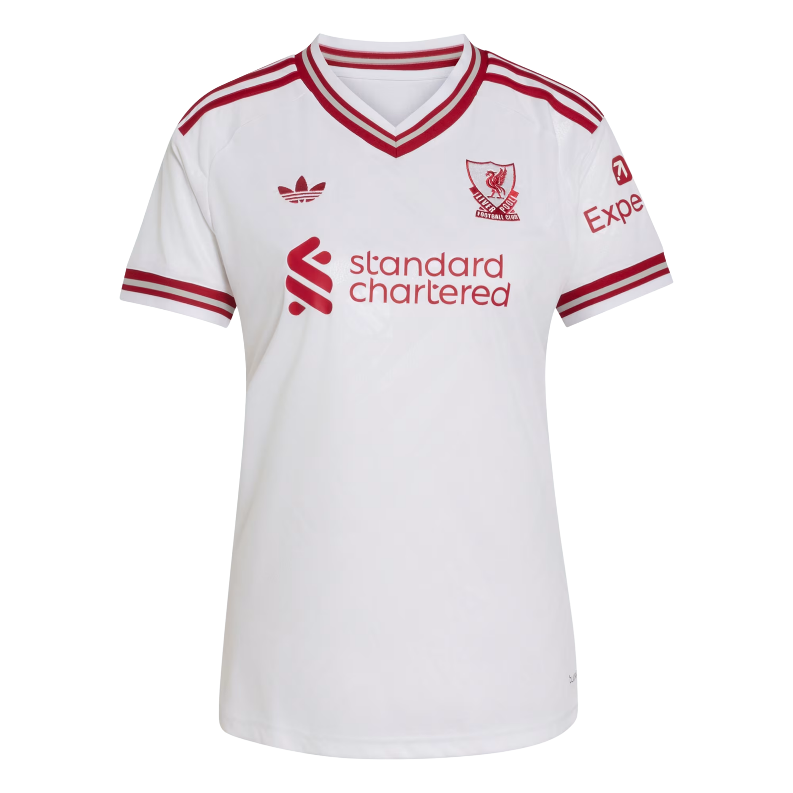 adidas Women’s Liverpool Away Jersey 26/27 (White/Red)