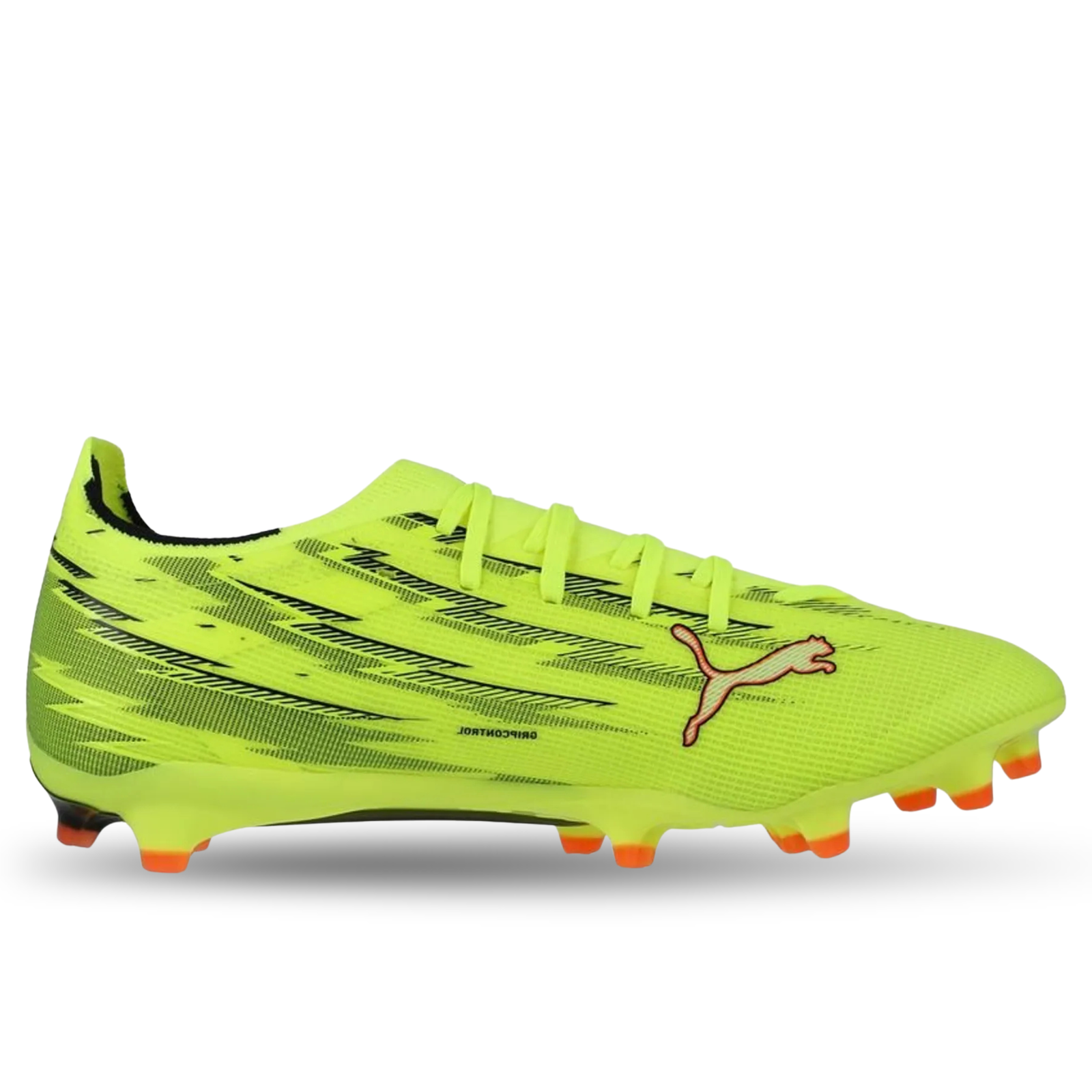Puma Ultra 6 Match FG/AG Soccer Cleats (Yellow Alert/Glowing Red)