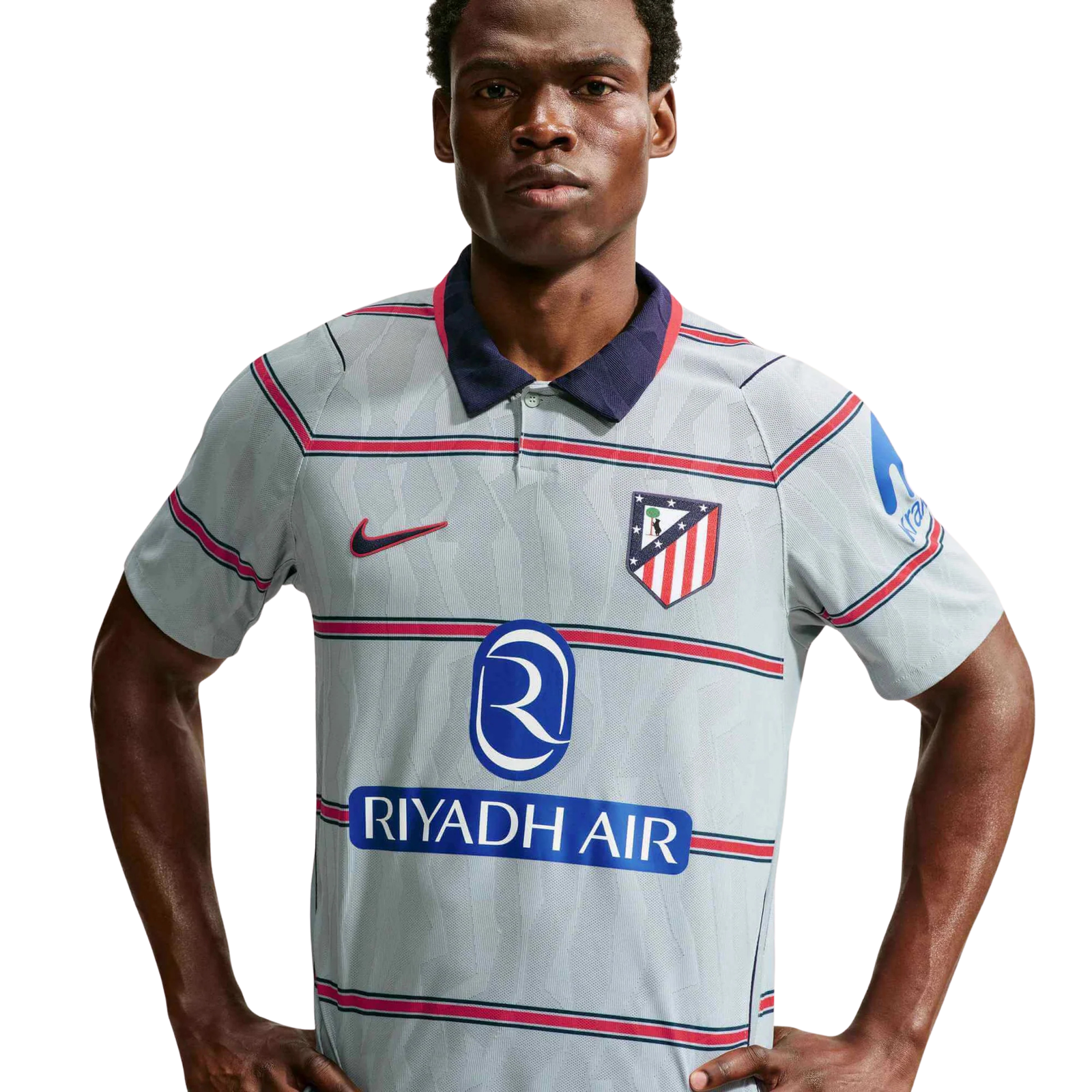 Nike Mens Atlético Madrid Match Authentic Third Jersey 26/27 (Obsidian/Red)