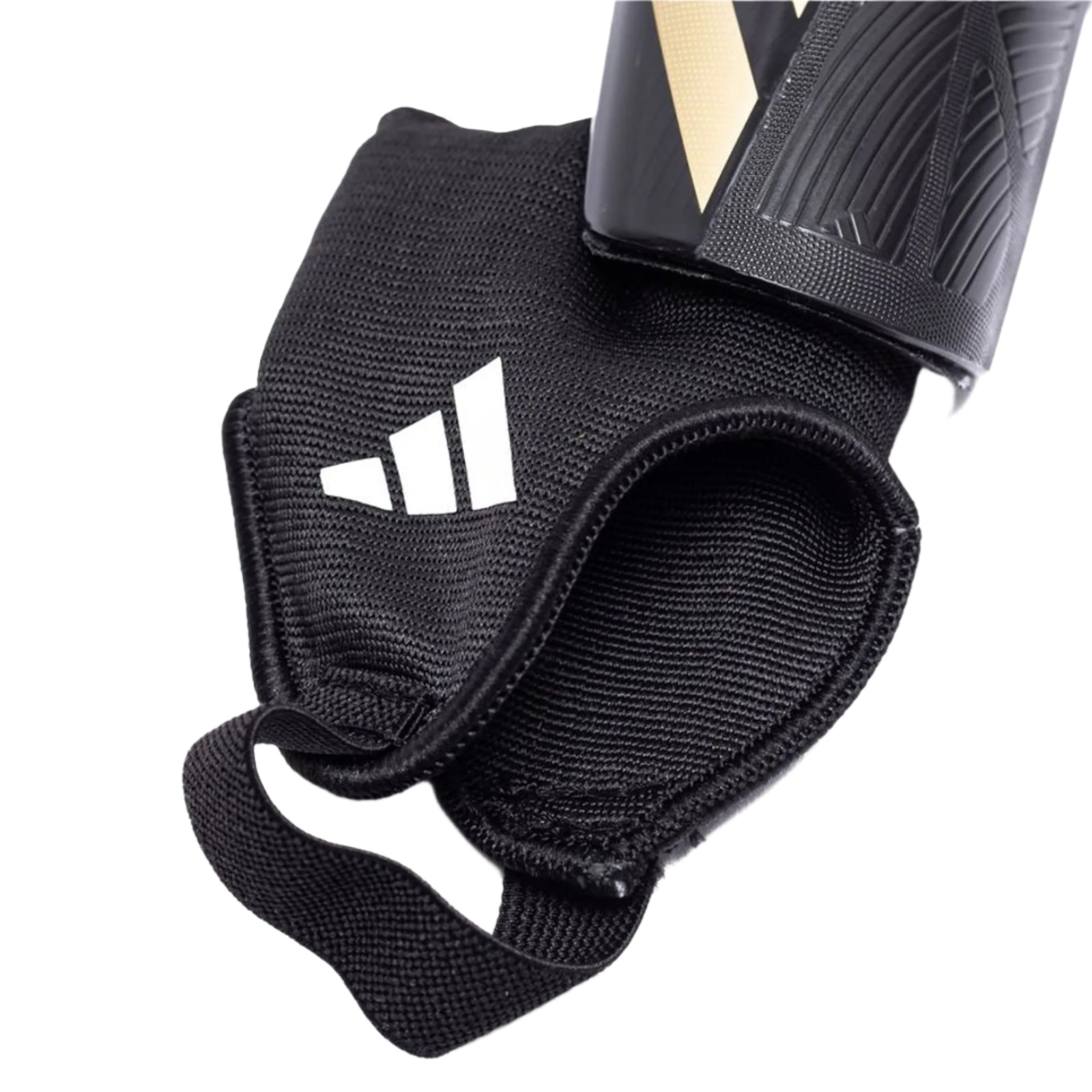 adidas Youth Tiro Match Shin Guard (Black/Gold Metallic/White)