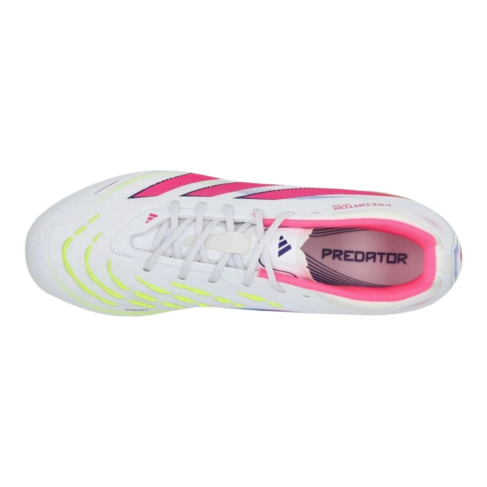 adidas Predator Elite FG J (White/Lucid Pink/Lucid Lemon)
