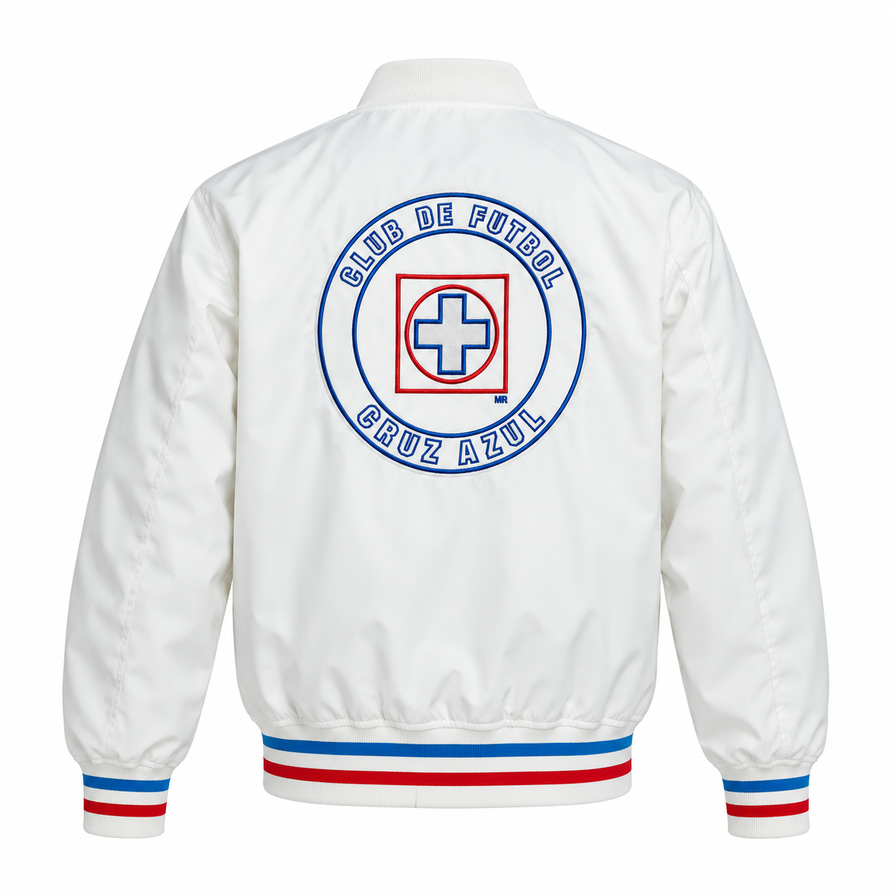 Pirma Men's Cruz Azul 26/27 Bomber Jacket (White/Blue)