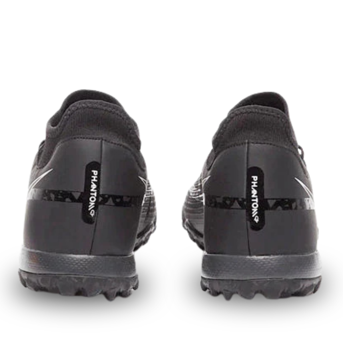 Nike Phantom GT2 Academy DF Turf Soccer Shoes (Black/Dark Smoke Grey)
