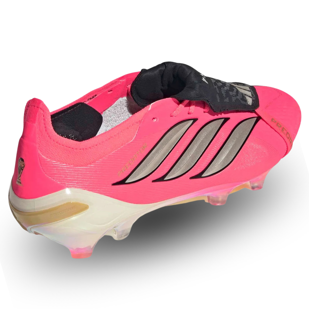 adidas Predator Elite FT Firm Ground Soccer Cleats (Pink/Black)