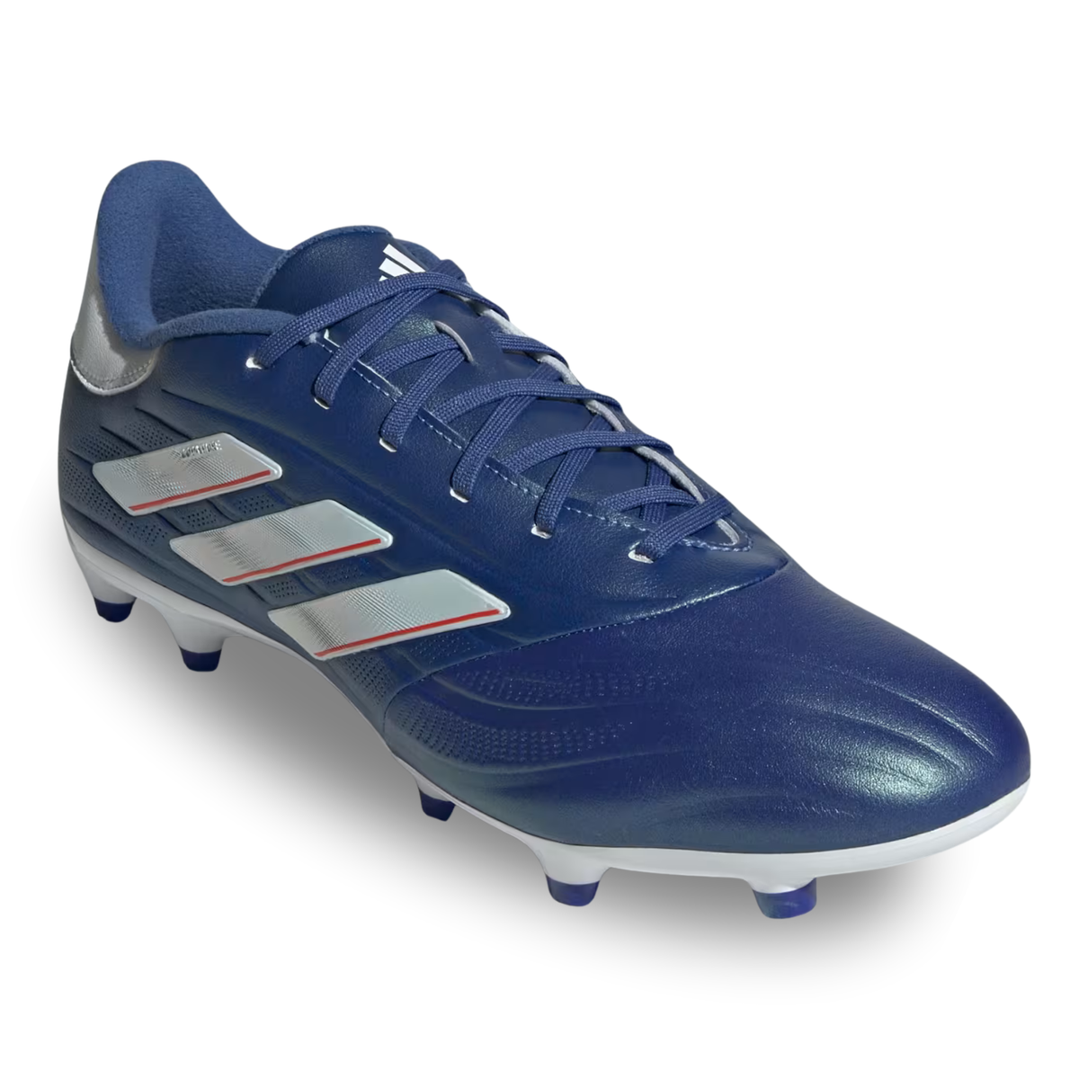 adidas Copa Pure II.3 Firm Ground Soccer Cleats (Lucid Blue/Cloud White)