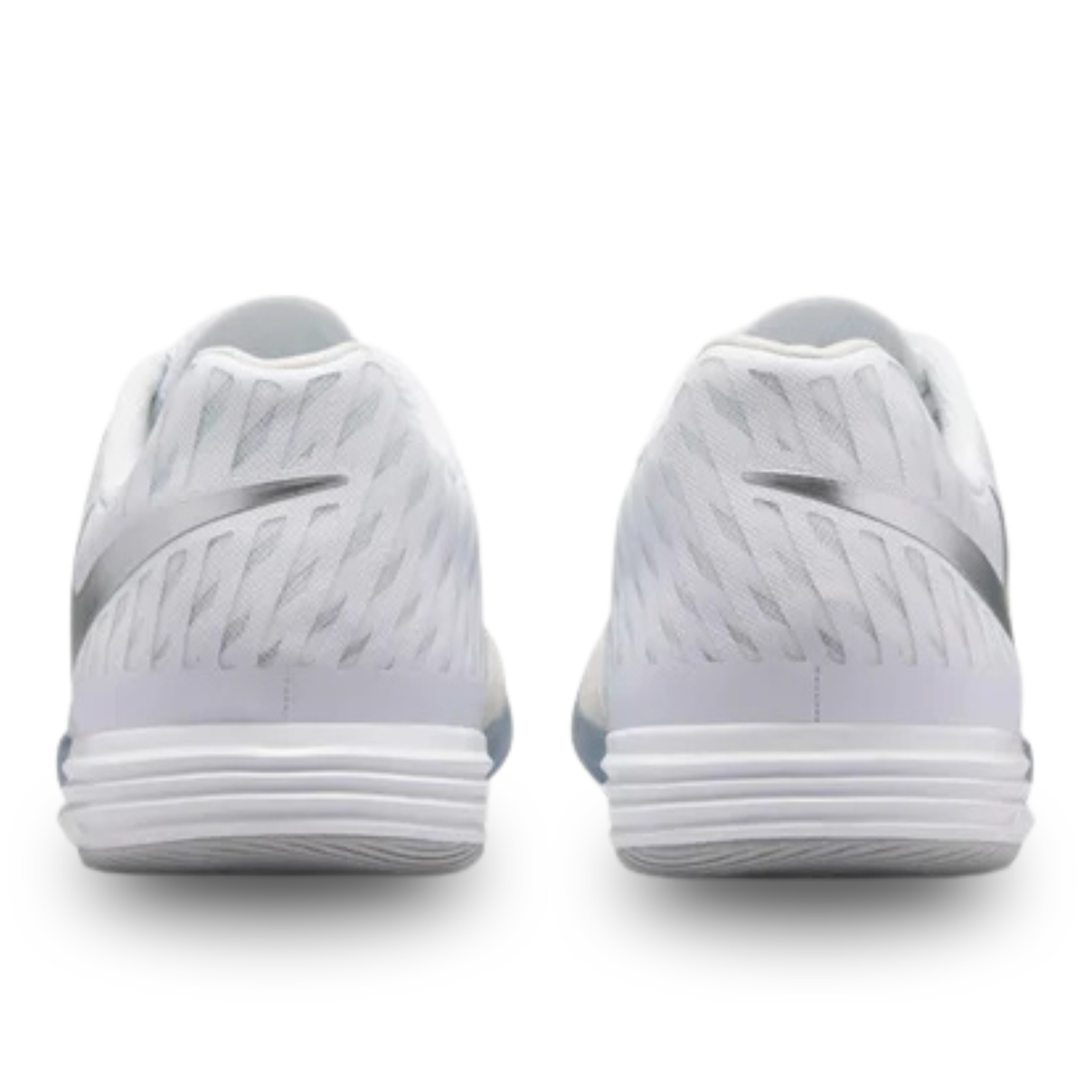 Nike Lunargato II Soccer Indoor Shoes (White/Chrome)