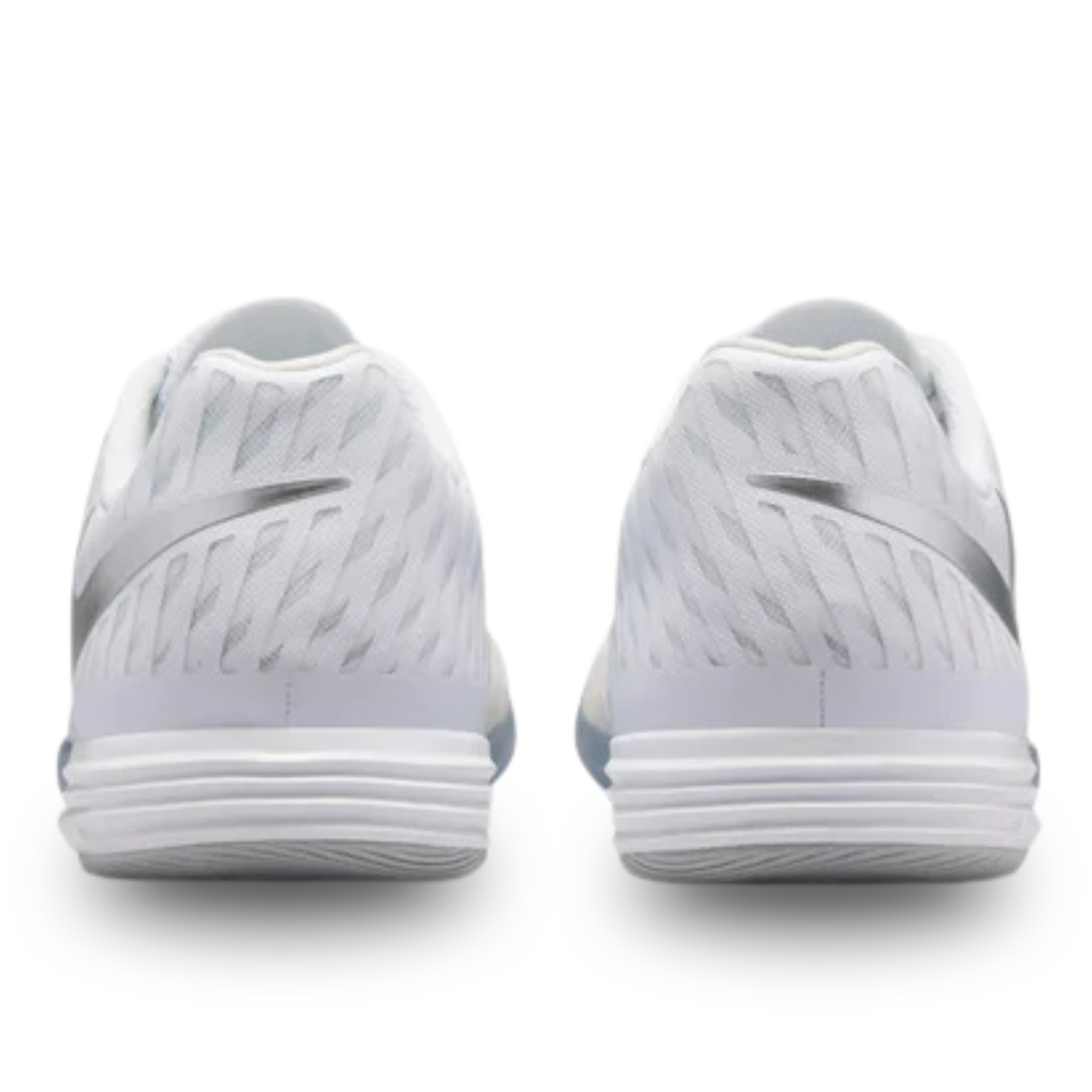 Nike Lunargato II Soccer Indoor Shoes (White/Chrome)