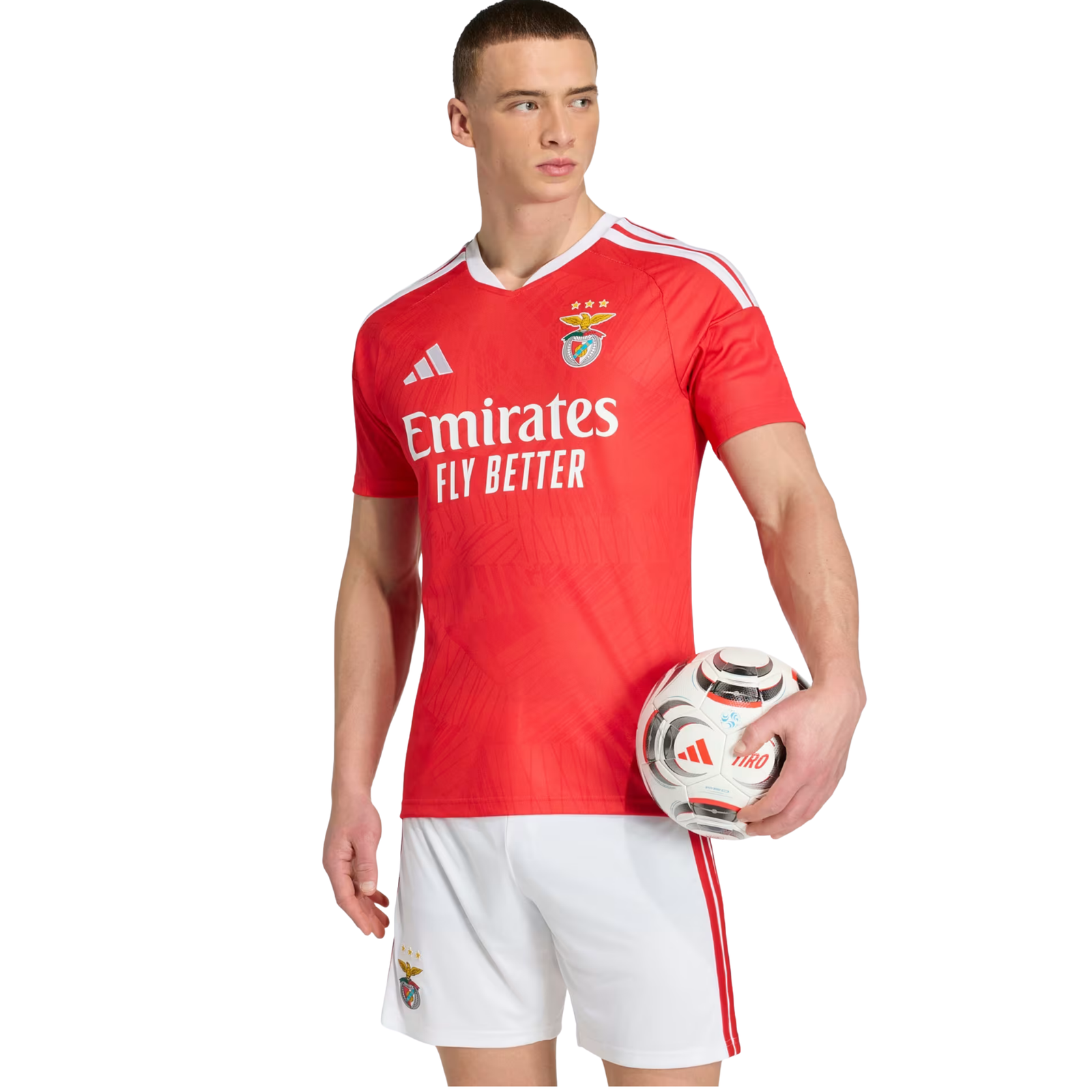 adidas Mens Benfica  Home Jersey 26/27 (Red)
