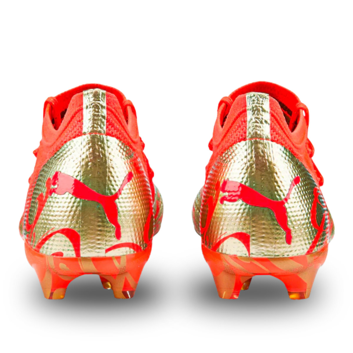 Puma Neymar Jr. Future Z 1.4 Firm Ground Soccer Cleats (Fiery Coral Gold)
