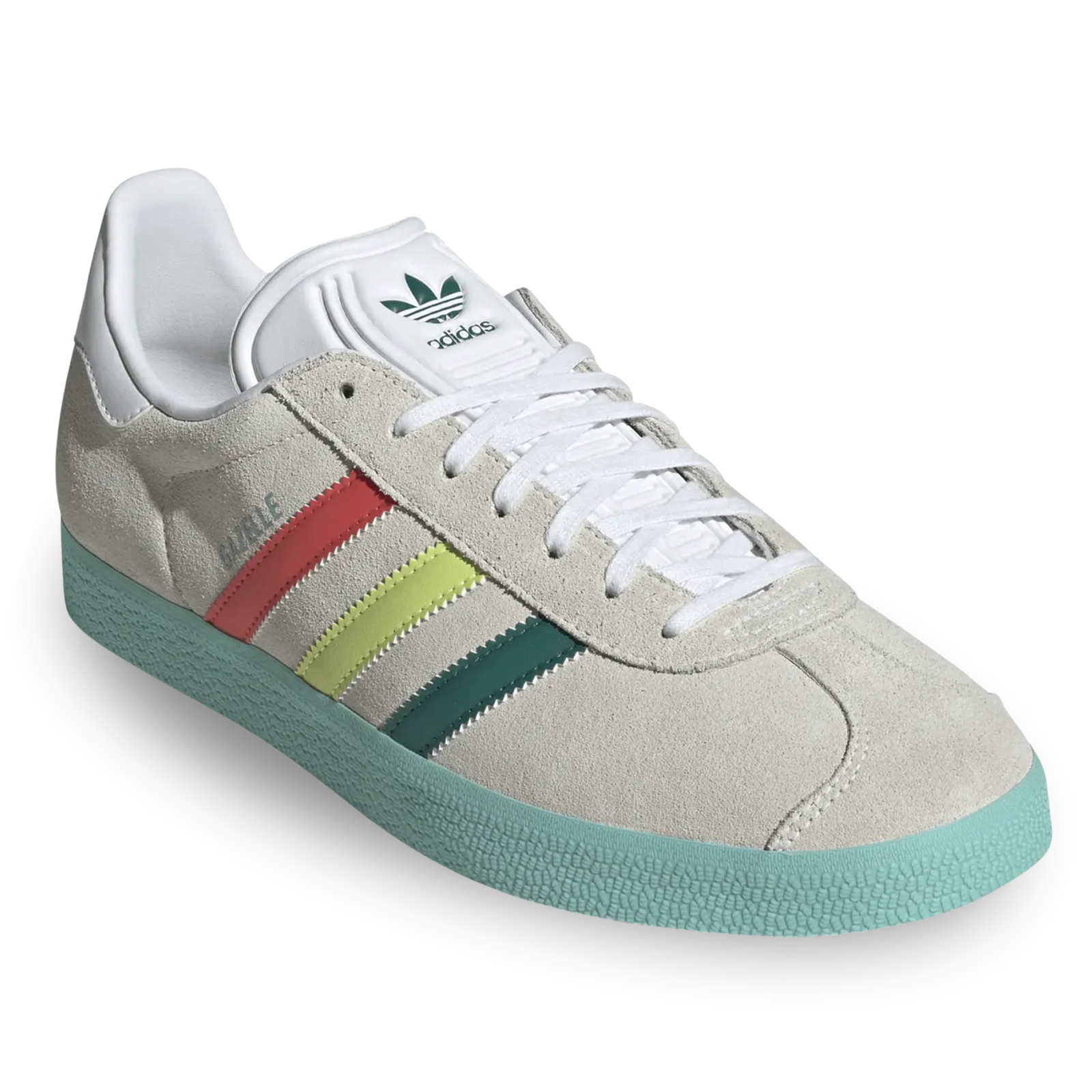 adidas San Jose Clash Gazelle Soccer Shoes (White/Multi)
