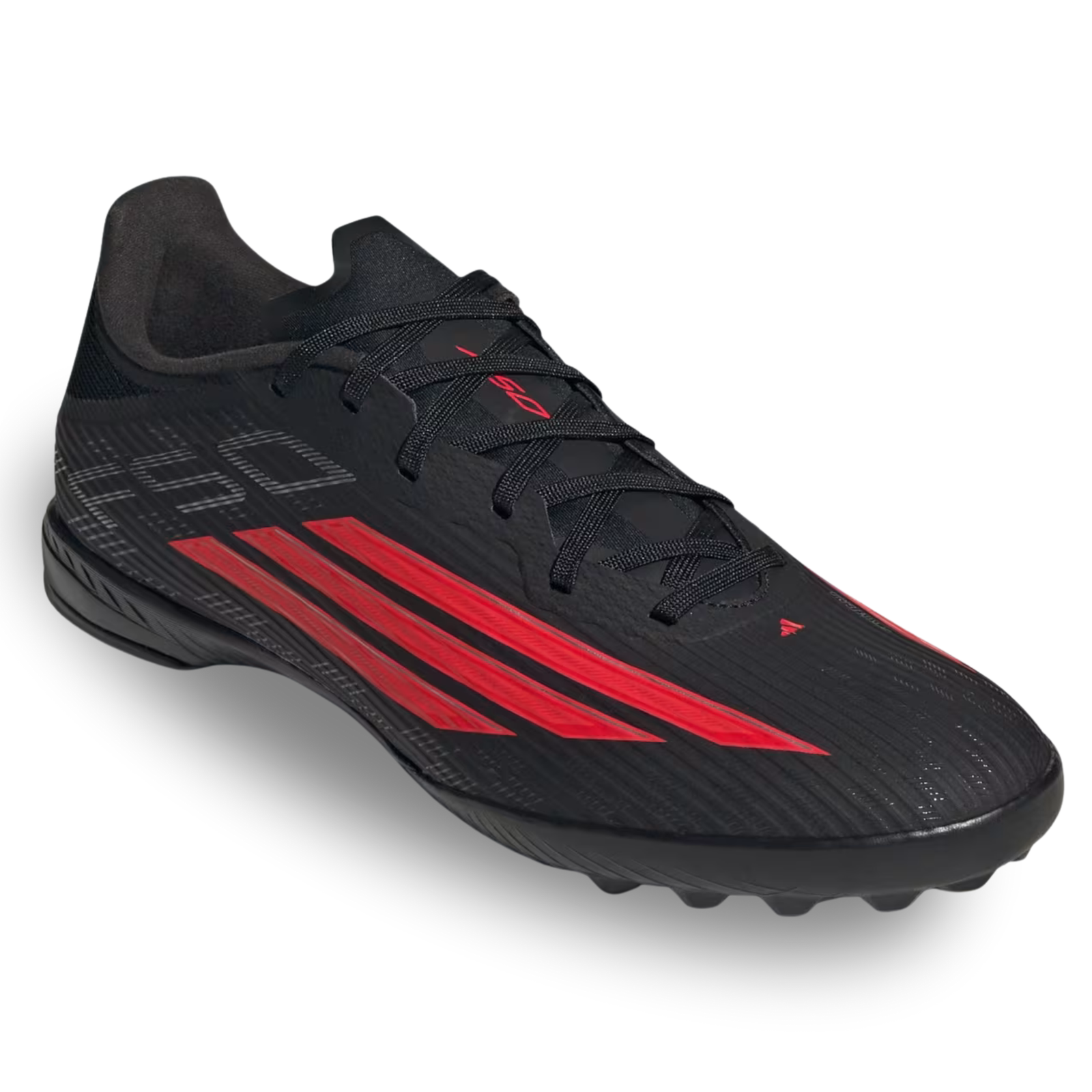 adidas F50 League Turf Soccer Cleats (Black/Lucid Red)