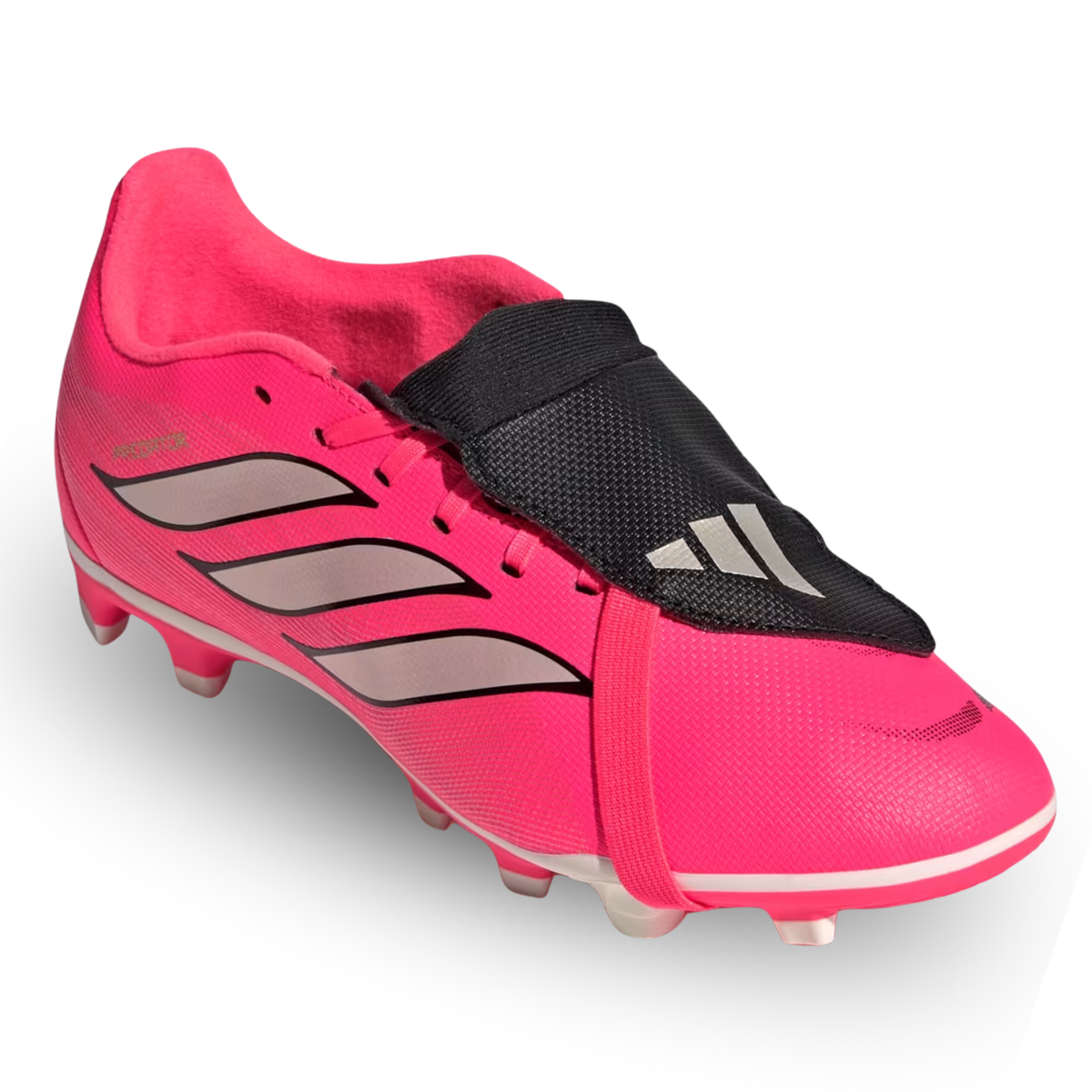 adidas Youth Predator Club FT FG/MG Soccer Cleats (Pink/Black)