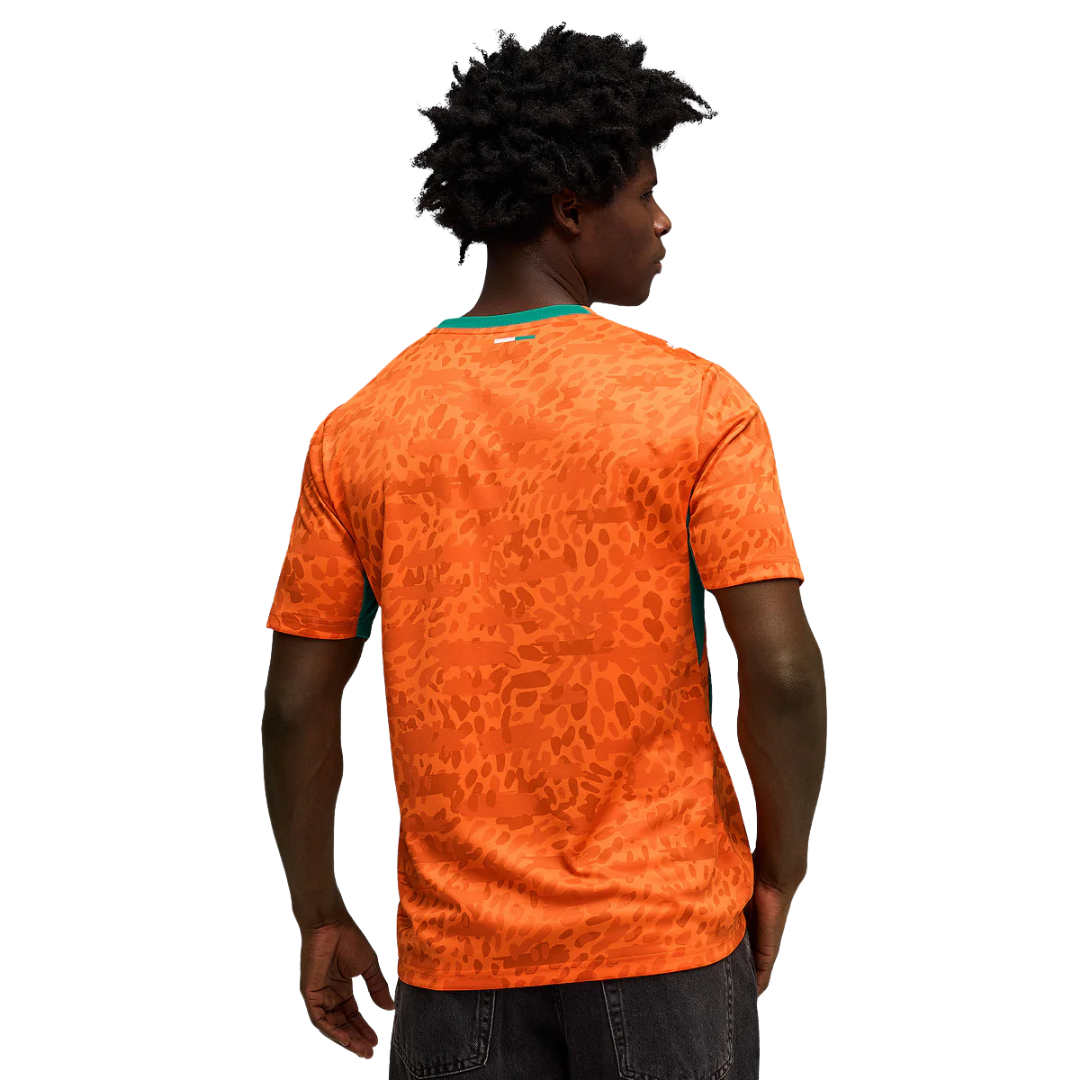 Puma Ivory Coast Home Jersey 2026 (Orange/Green)