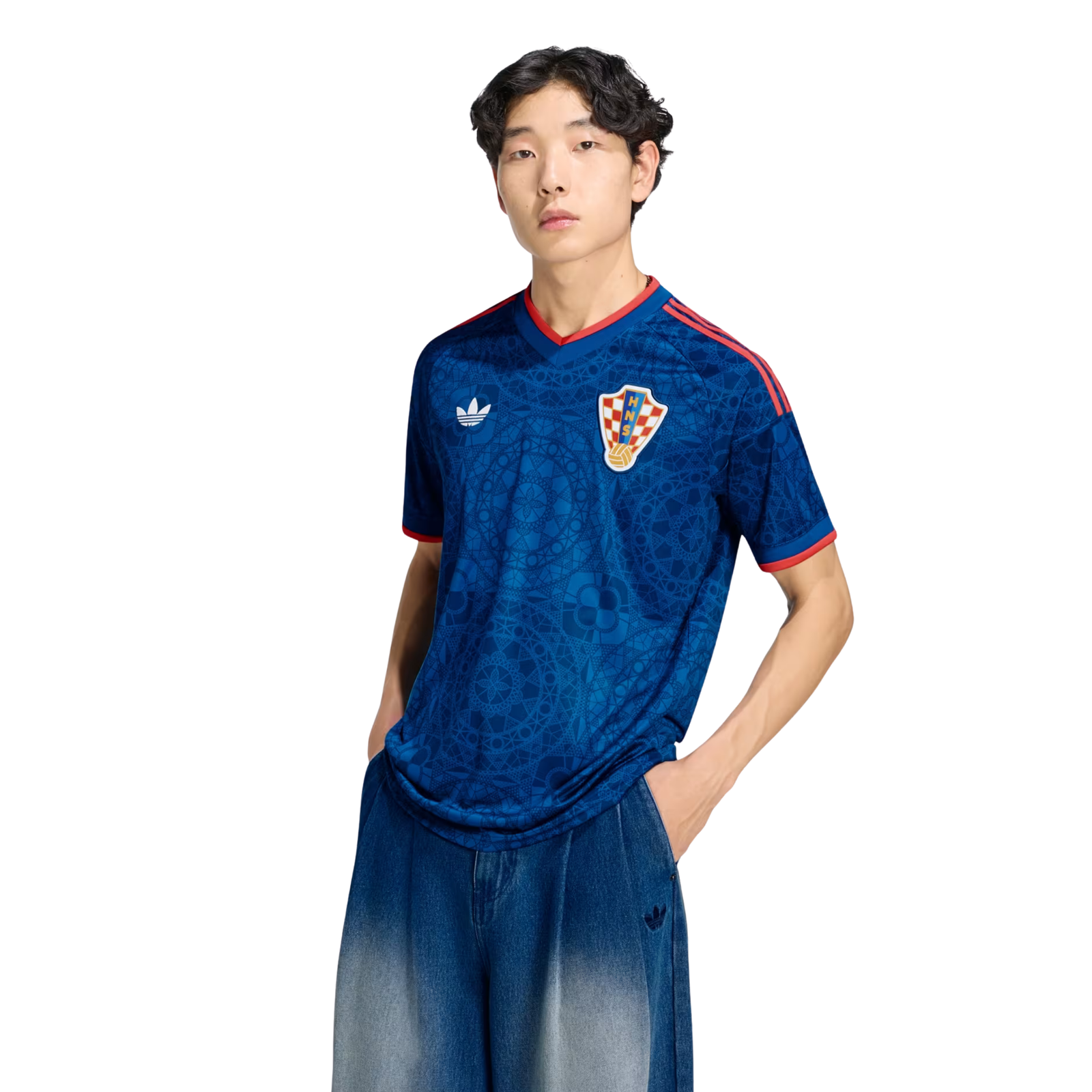 adidas Croatia 26/27 Away Soccer Jersey (Blue/Red)