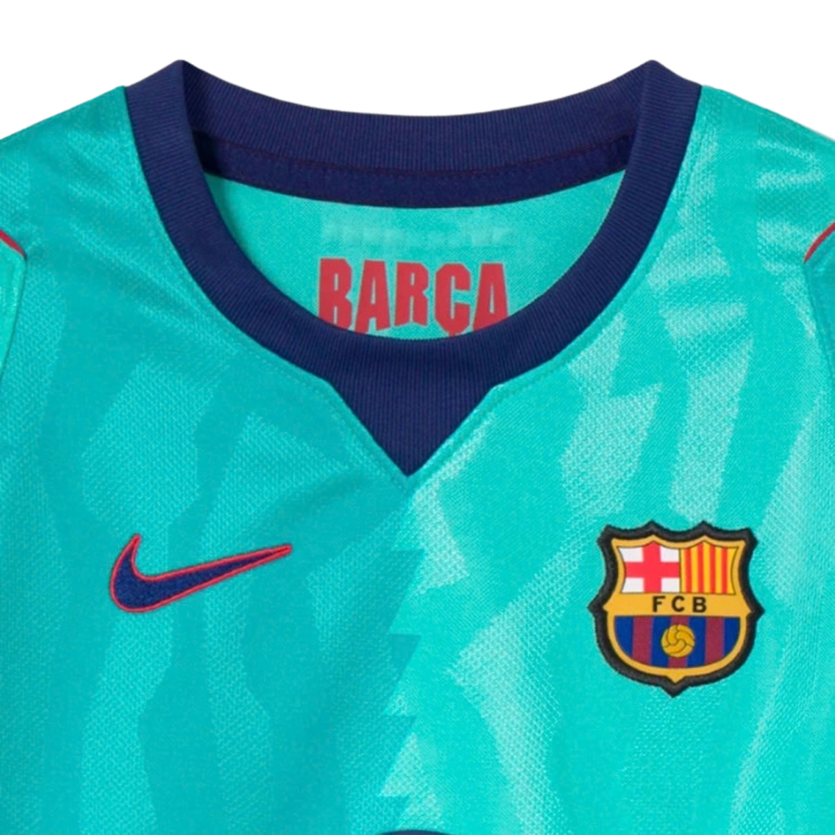 Nike FC Barcelona 26/27 Little Kids Third 3-Piece Soccer Jersey Set (Green Frost)