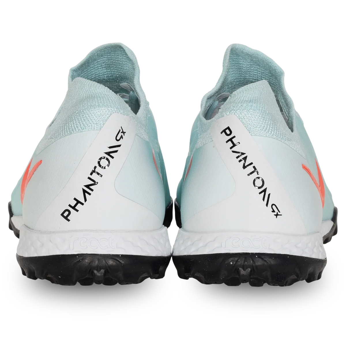 Nike Phantom GX II Pro Turf Soccer Shoes (Mint/Atomic Red-Off Noir)