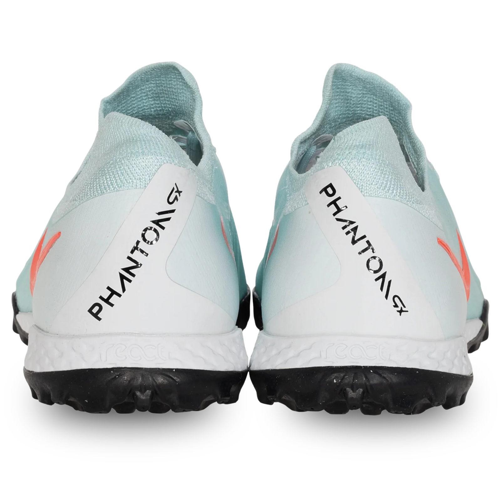 Nike Phantom GX II Pro Turf Soccer Shoes (Mint/Atomic Red-Off Noir)