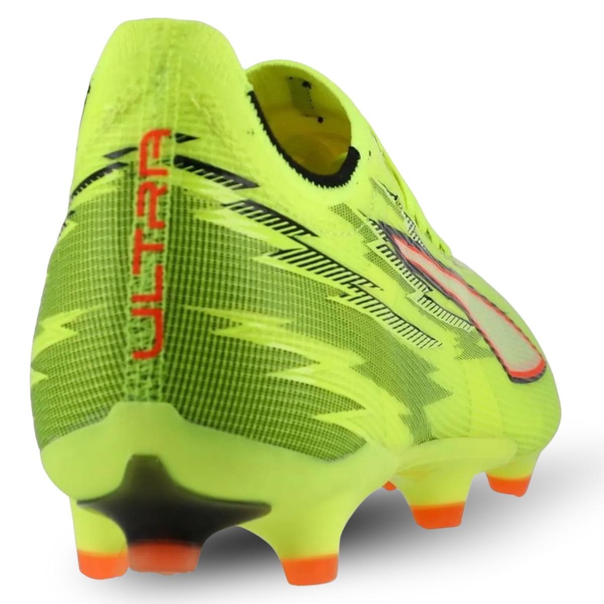 Puma Ultra 6 Match FG/AG Soccer Cleats (Yellow Alert/Glowing Red)