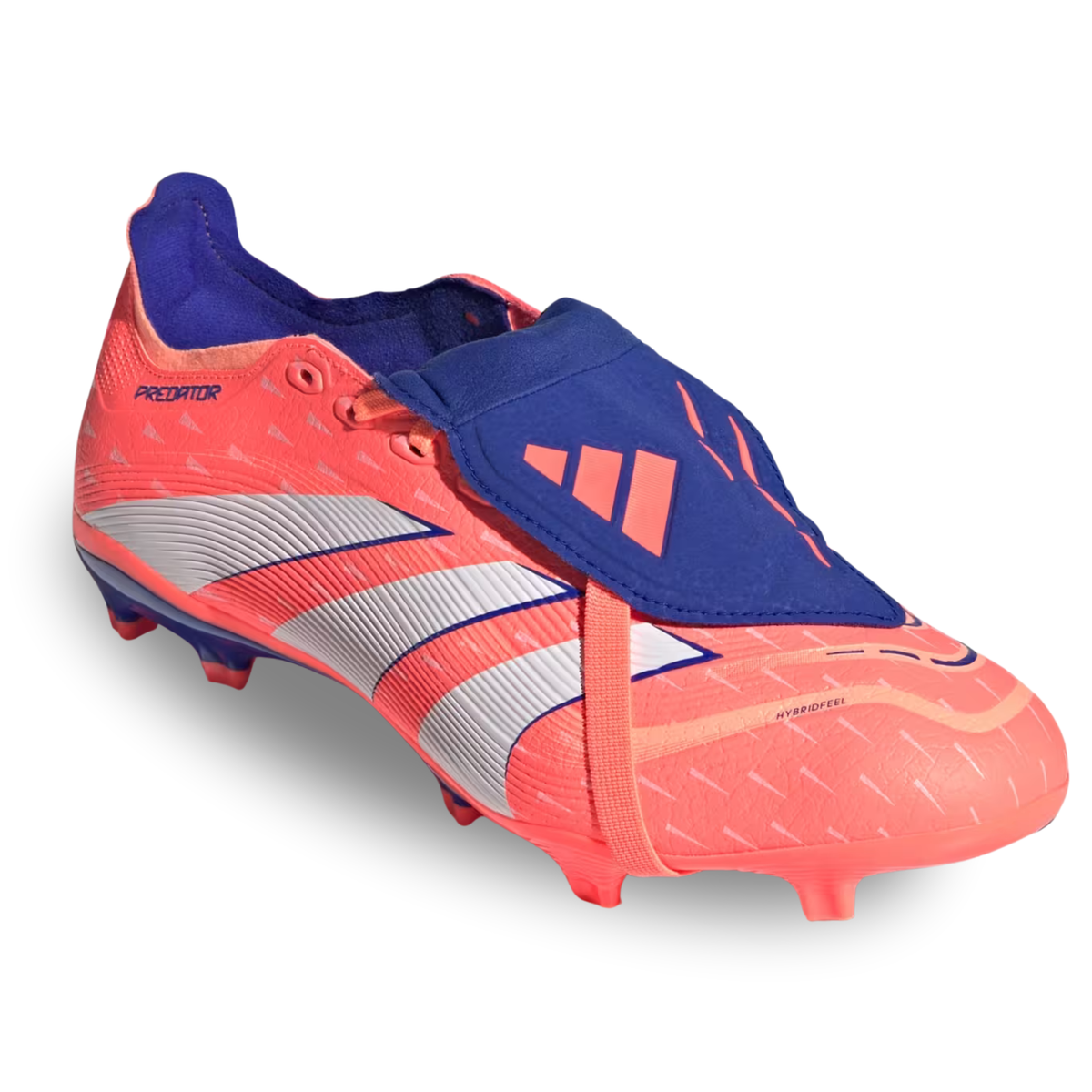 adidas Predator League Fold-Over Tongue FG/MG Soccer Cleats (Coral/White/Orange)