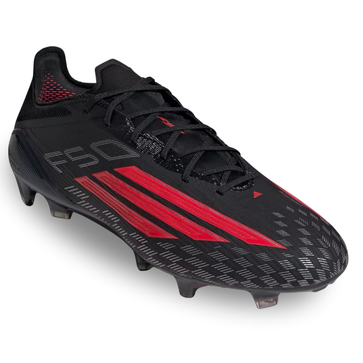 adidas F50 Elite Firm Ground Soccer Cleats (Black/Lucid Red)