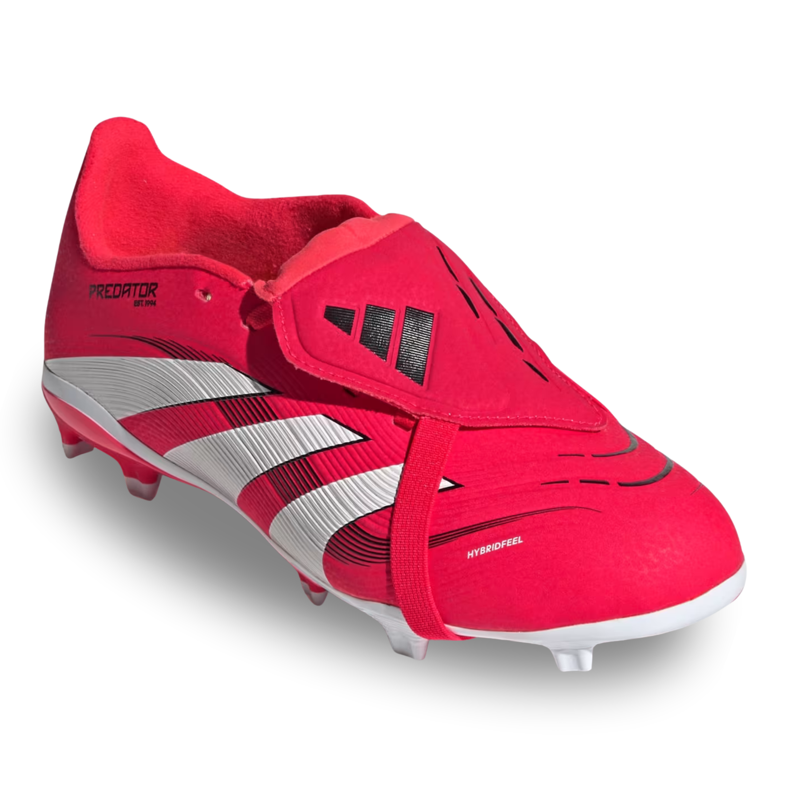 adidas Jr. Predator League FT FG Soccer Cleats (Lucid Red/White/Black)