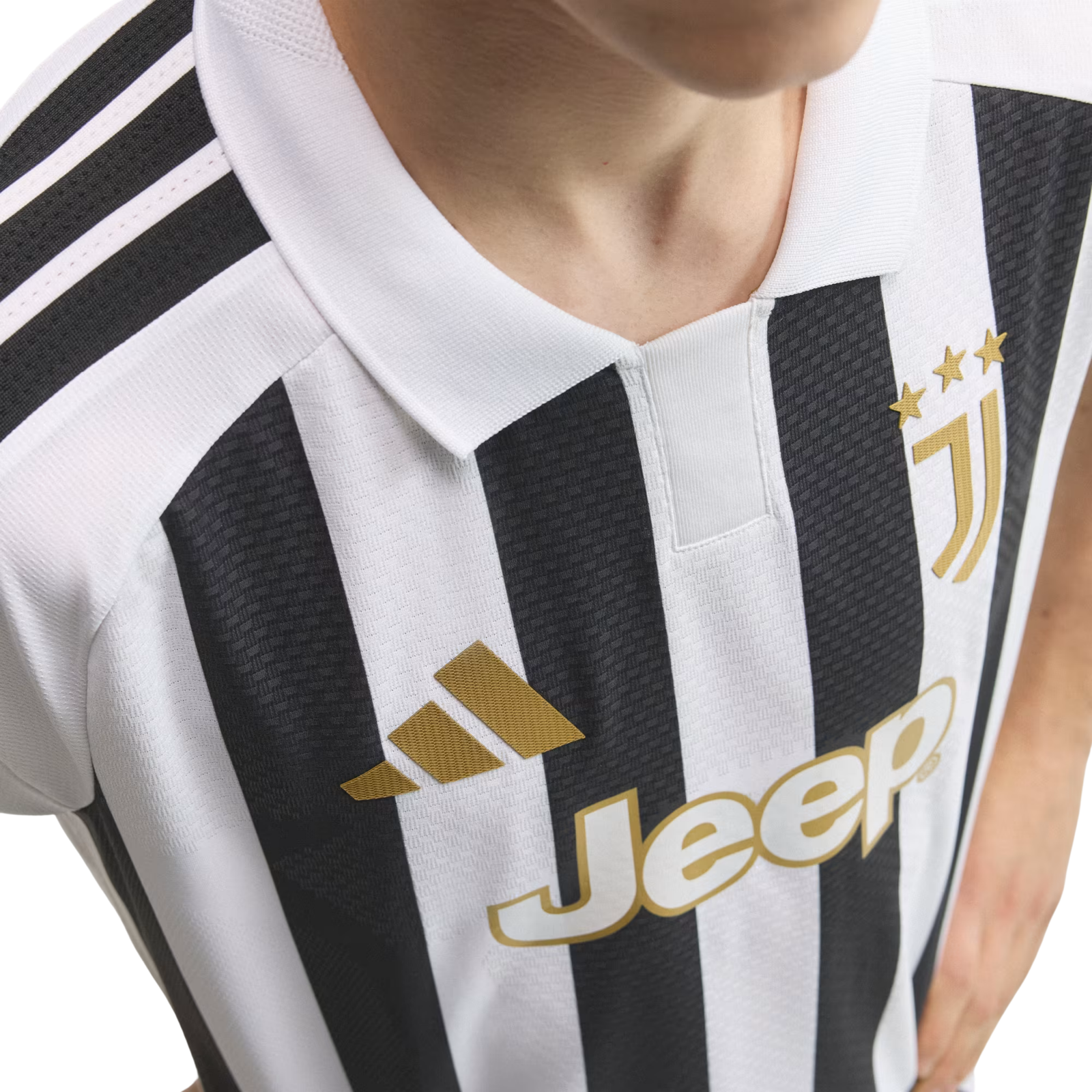adidas Juventus Authentic Home Jersey 26/27 (Black/White)