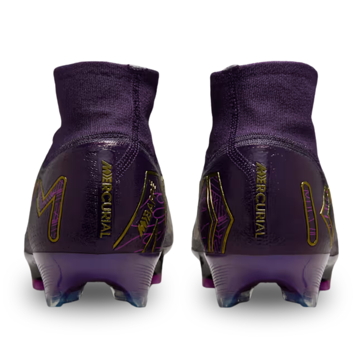 Nike Zoom Superfly 10 Elite Kylian Mbappe KM FG Soccer Cleats (Grand Purple/Pale Ivory)