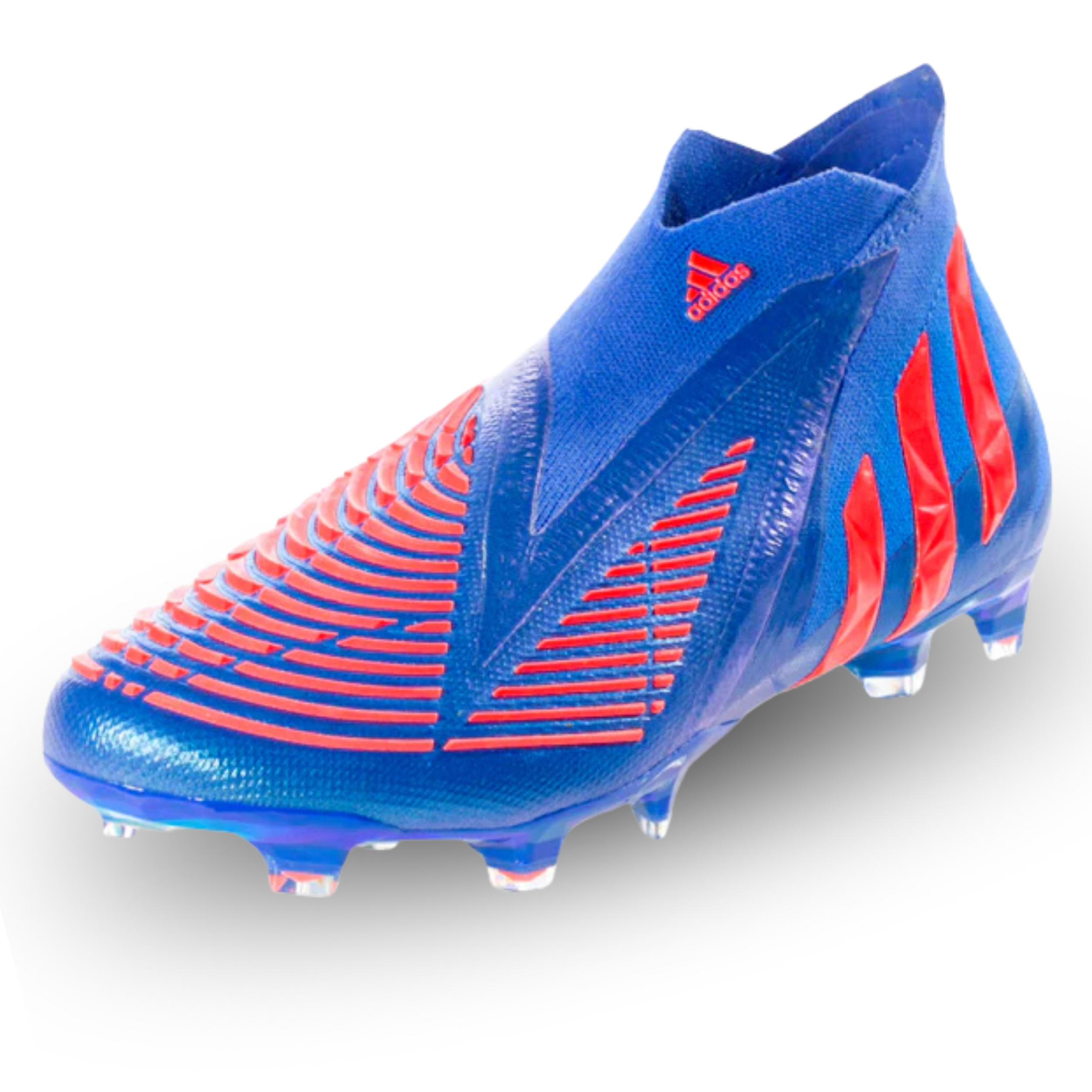アディダス プレデター エッジ + FG 26 adidas Predator Edge+ FG (Hi-Res Blue/Turbo)