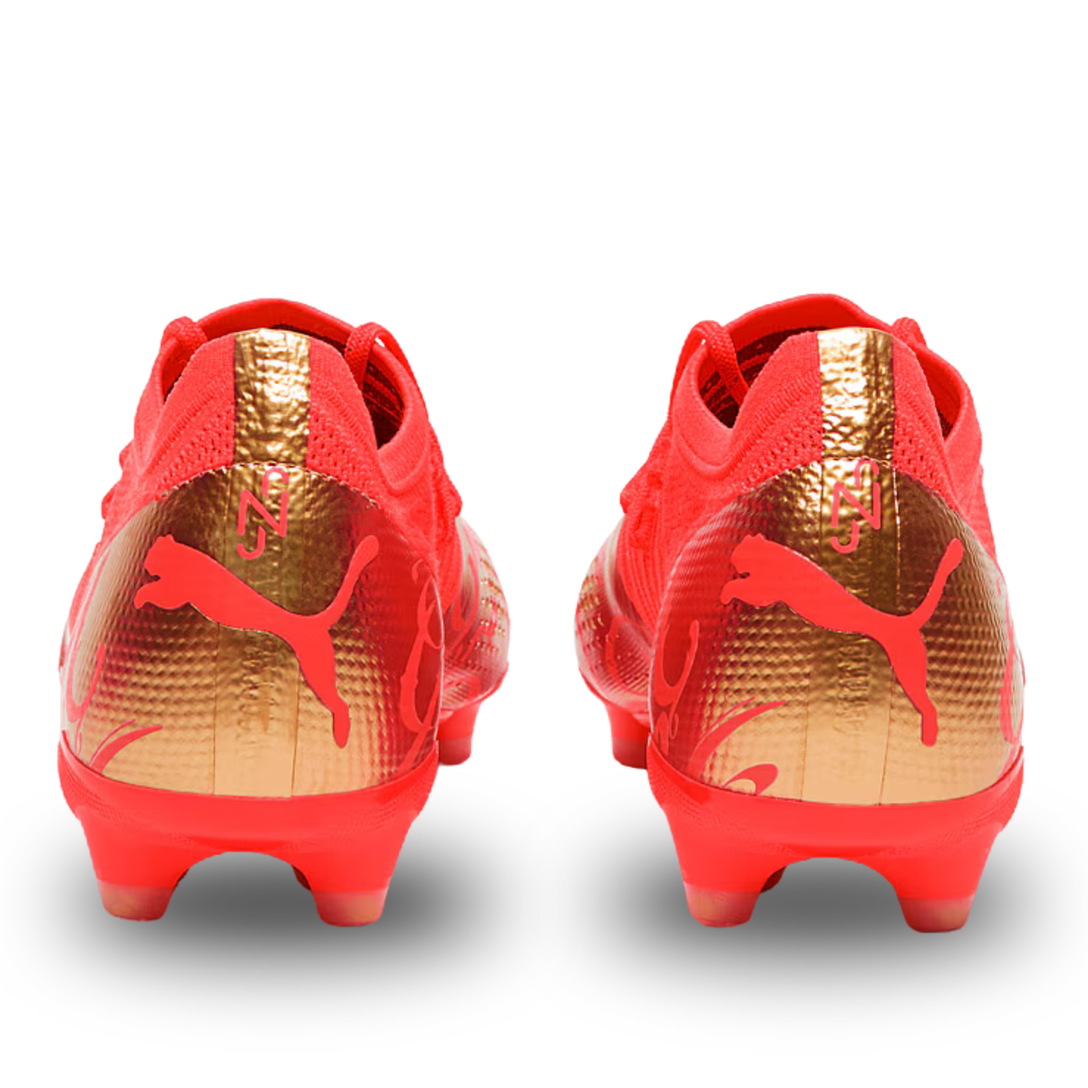 Botas de fútbol Puma Future Z 2.4 Neymar Jr FG/AG (Coral ardiente/Oro)