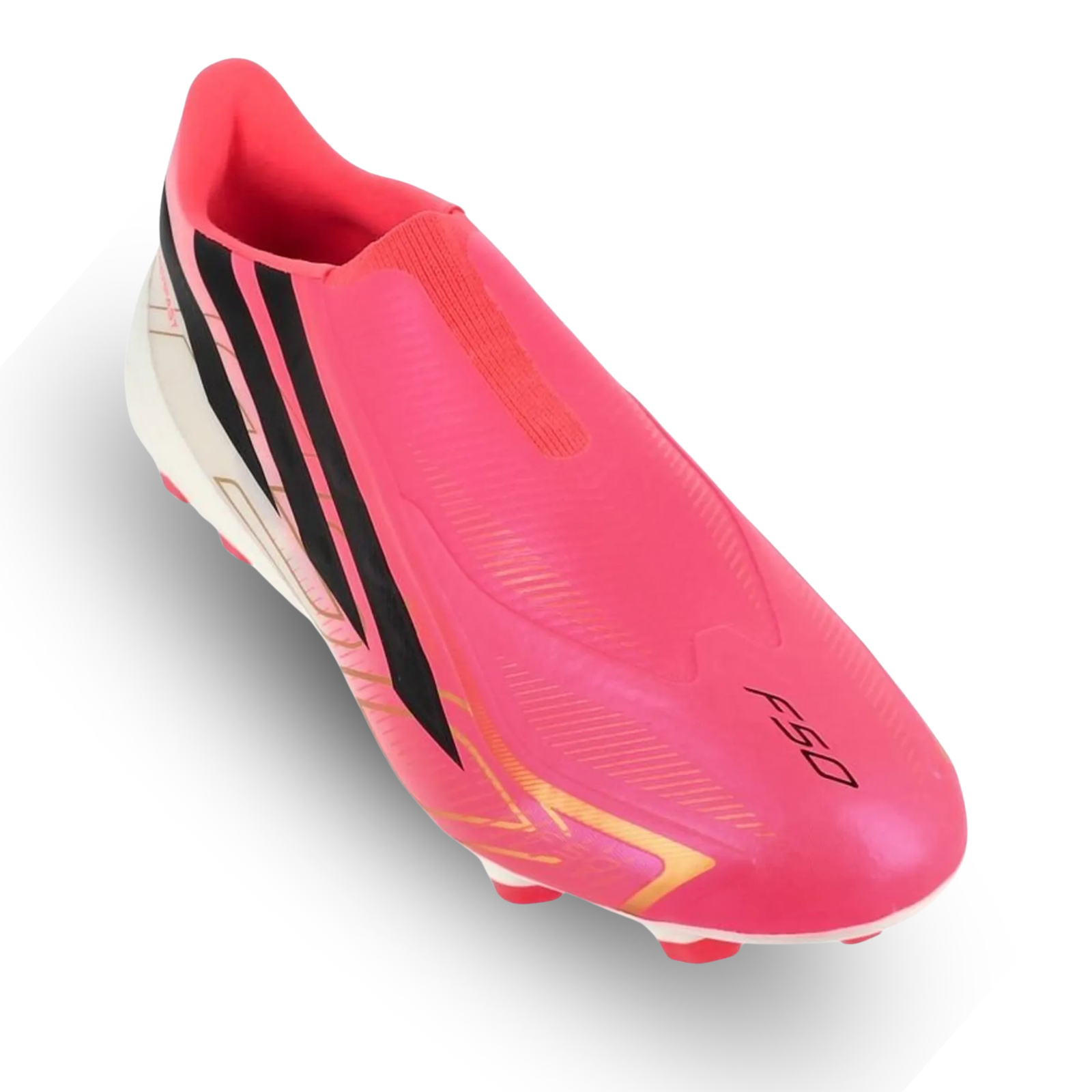 adidas F50 Hyperfast League LL FG Soccer Cleats (Pink/White)