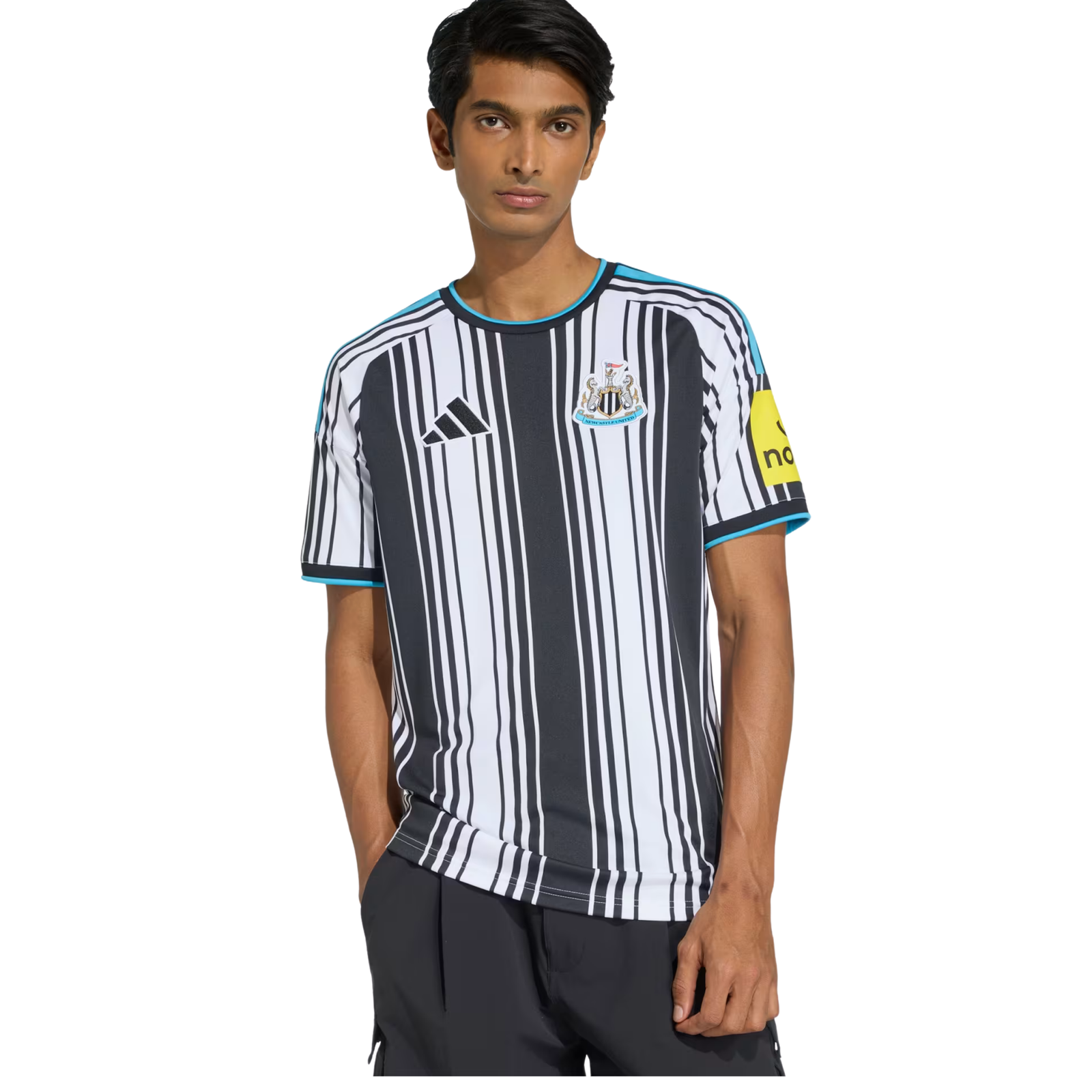 adidas Mens Newcastle United Home Jersey 26/27 (White/Black)