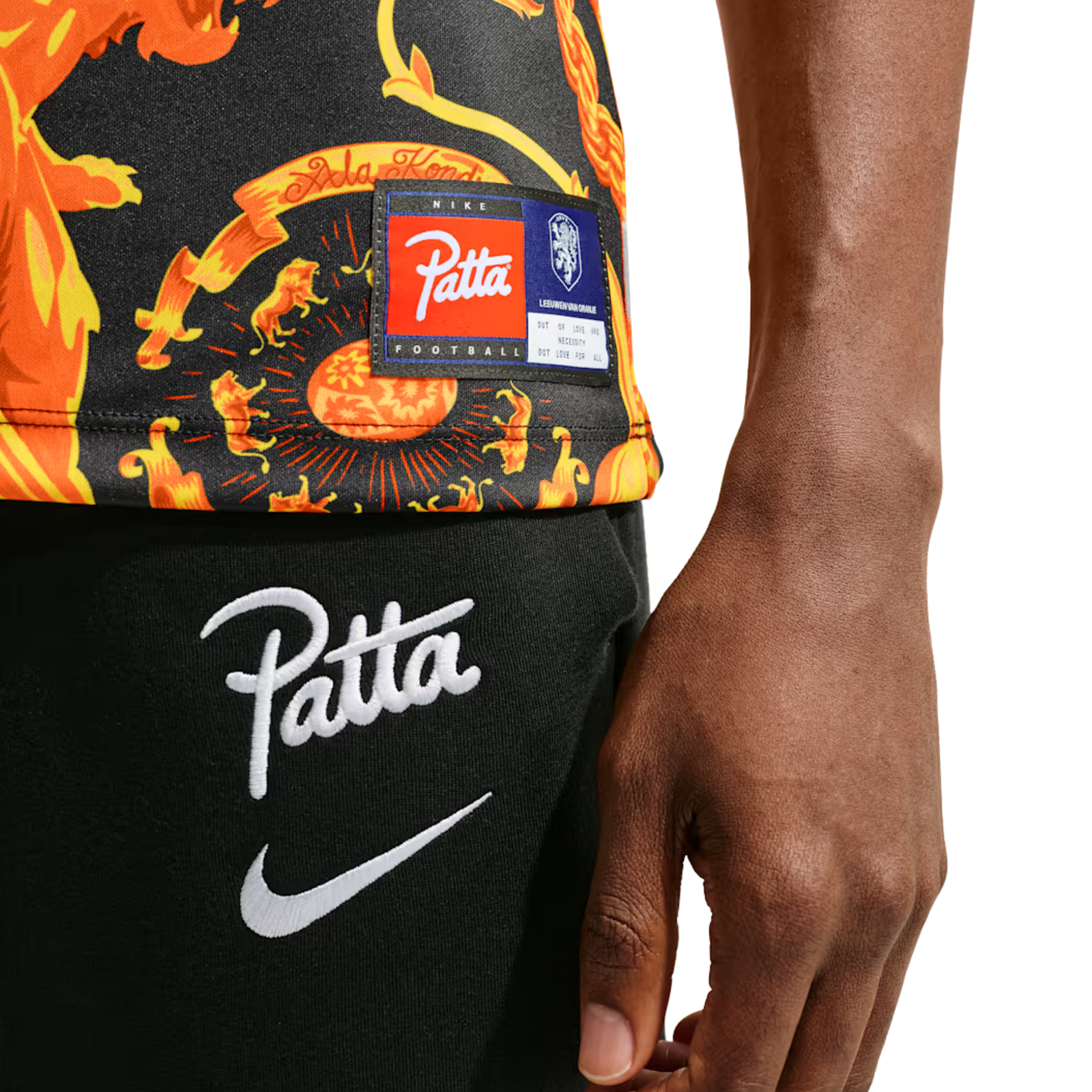 Nike Netherlands x Patta Academy Pro Jersey (Orange/Black)