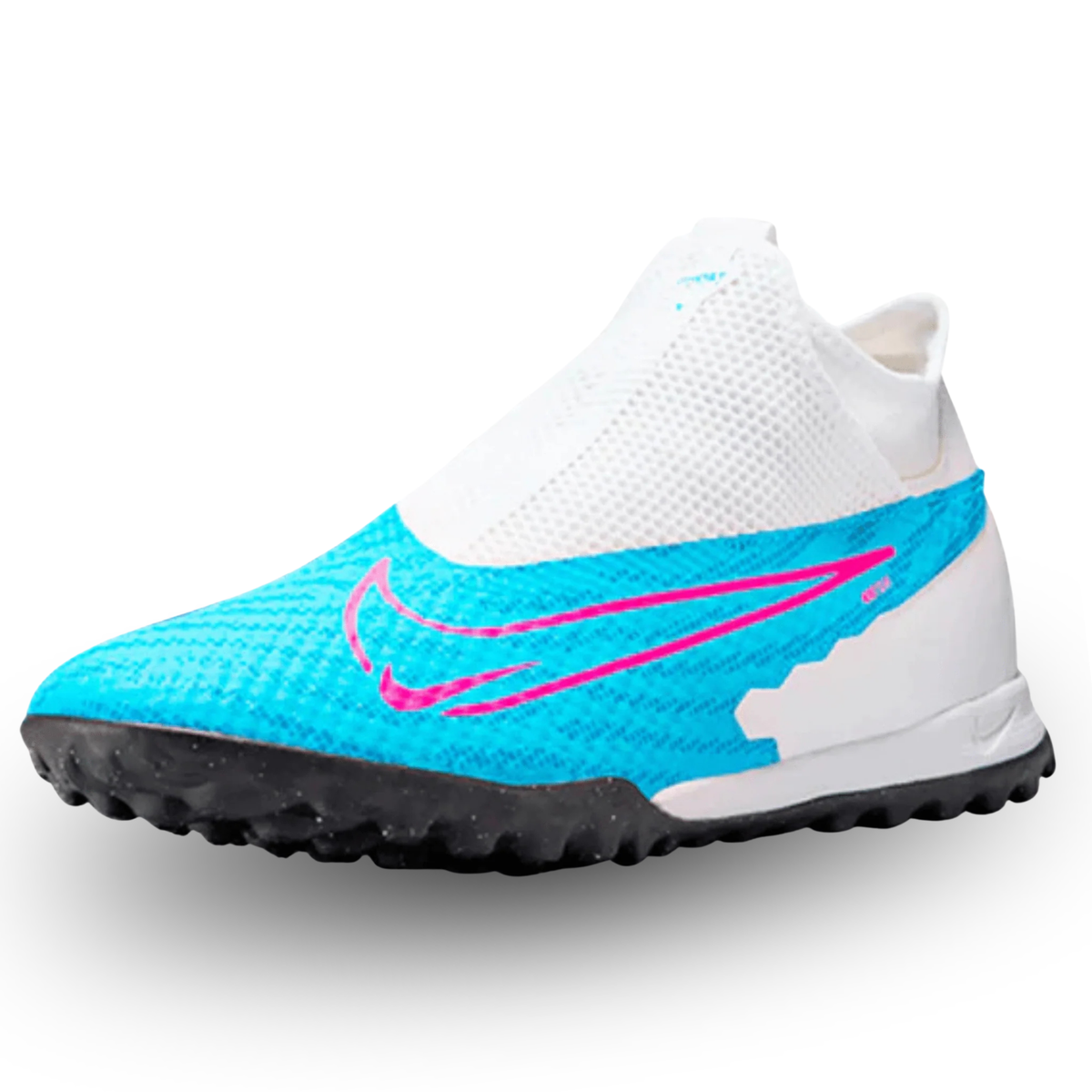 Nike Phantom GX Academy DF Turf (Azul báltico/Rosa explosivo)