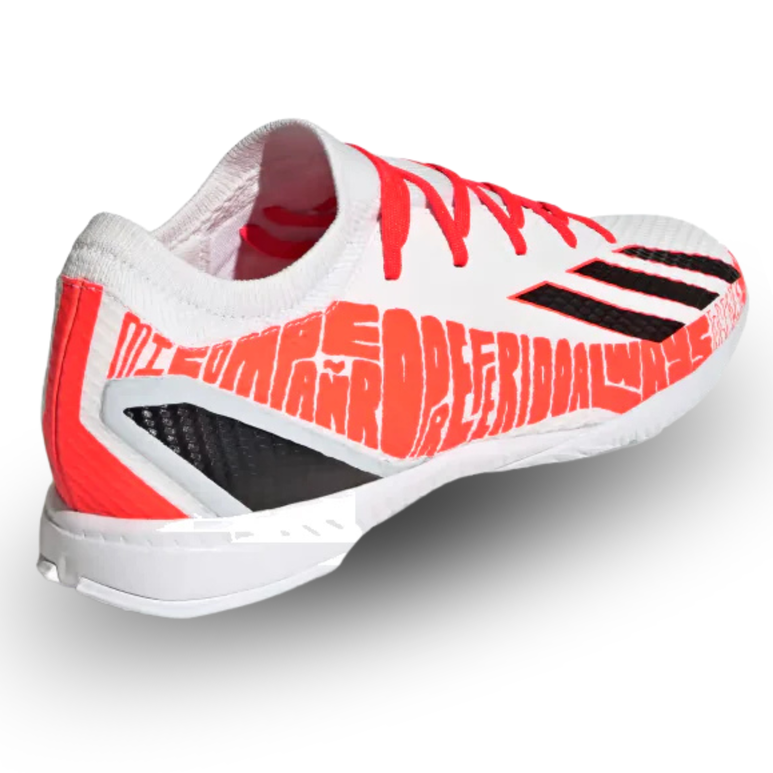 adidas X Speedportal Messi.3 Indoor Soccer Shoes (White/Solar Red) adidas X Speedportal Messi.3 Indoor Soccer Shoes (White/Solar Red)