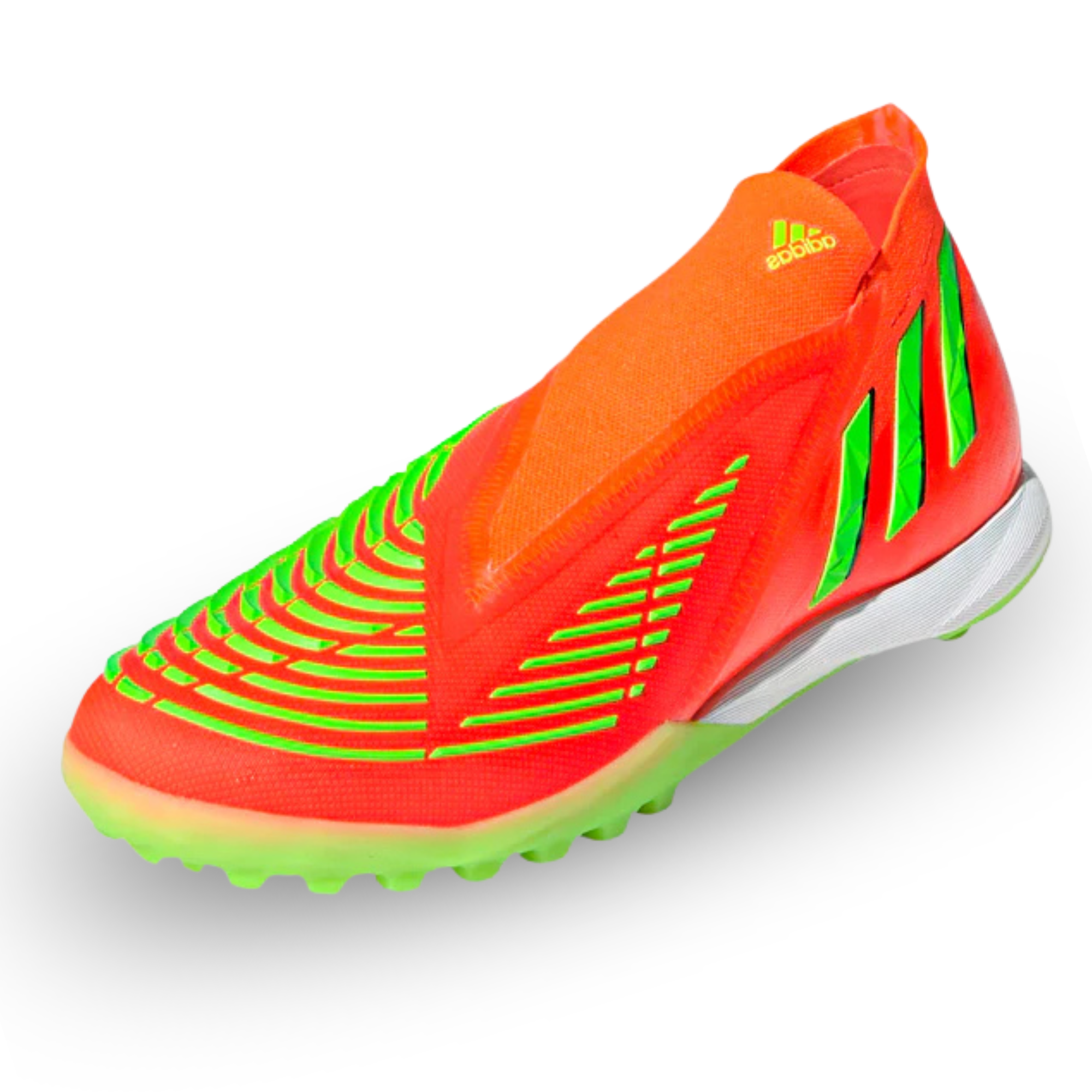 メッシ adidas Predator Edge.1 TF 25cm プレデター adidas Predator Edge.1 Turf Soccer Shoes (Solar Red/Solar Green)