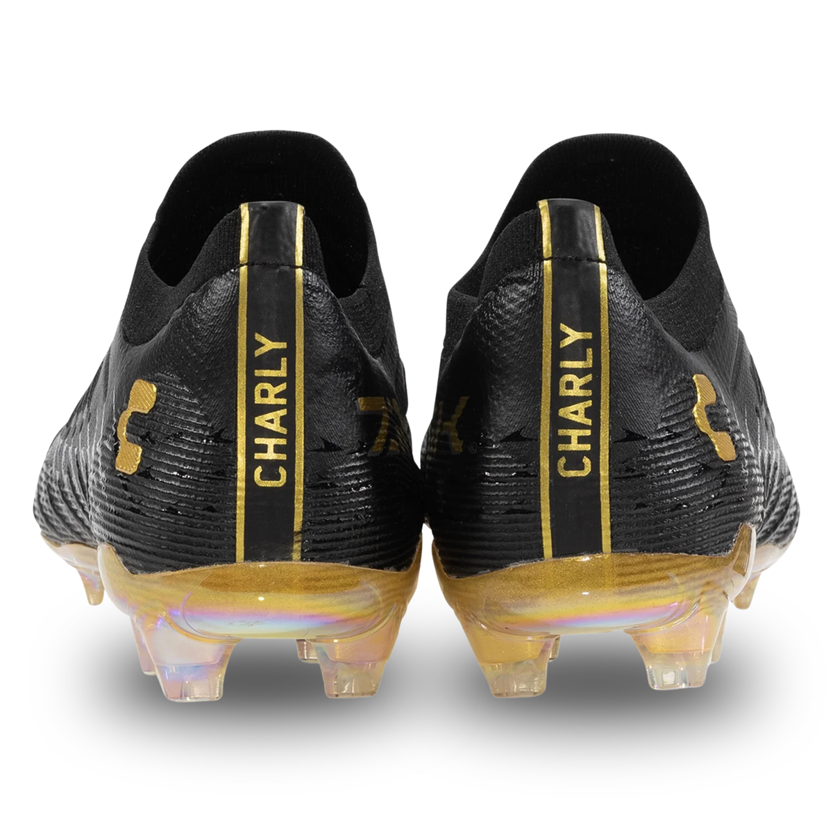 Charly Zinetik PFX Firm Ground Soccer Cleats (Black/Gold)