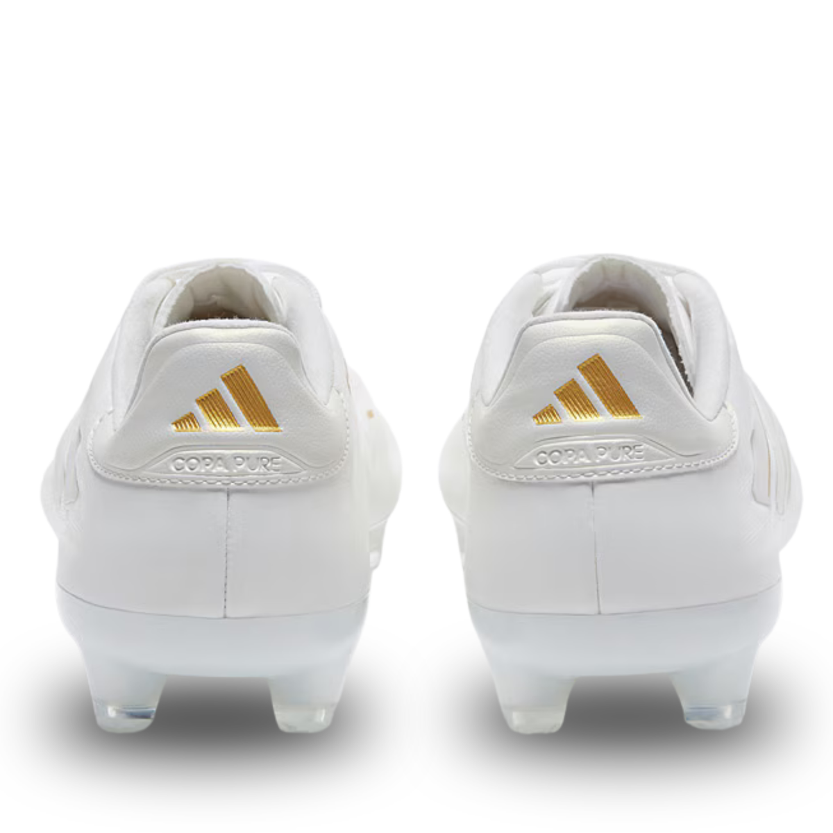 adidas Copa Pure 2 Elite FG Soccer Cleats (White/Metallic Gold)
