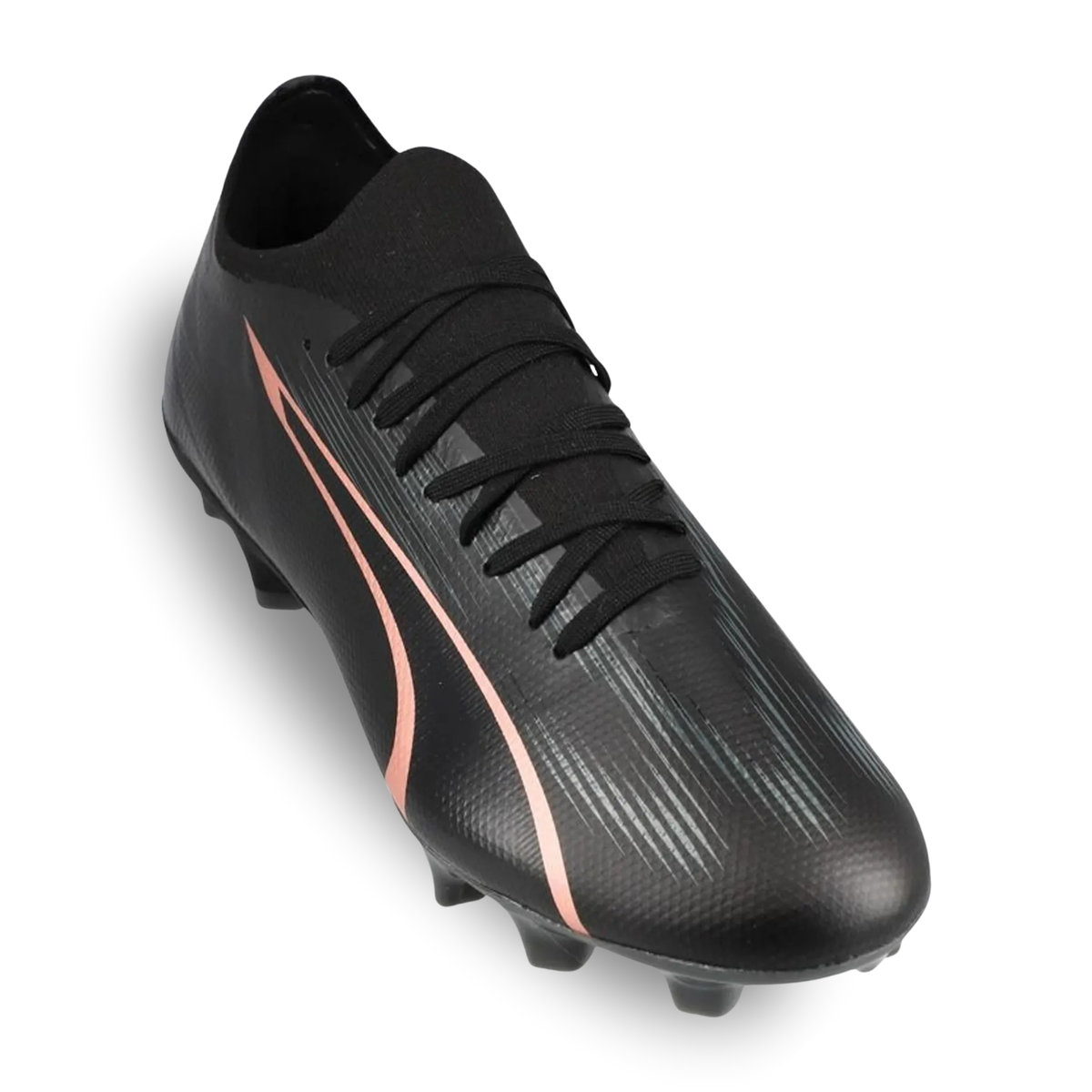 Puma Ultra Match FG/AG Soccer Cleats (Puma Black/Copper Rose)