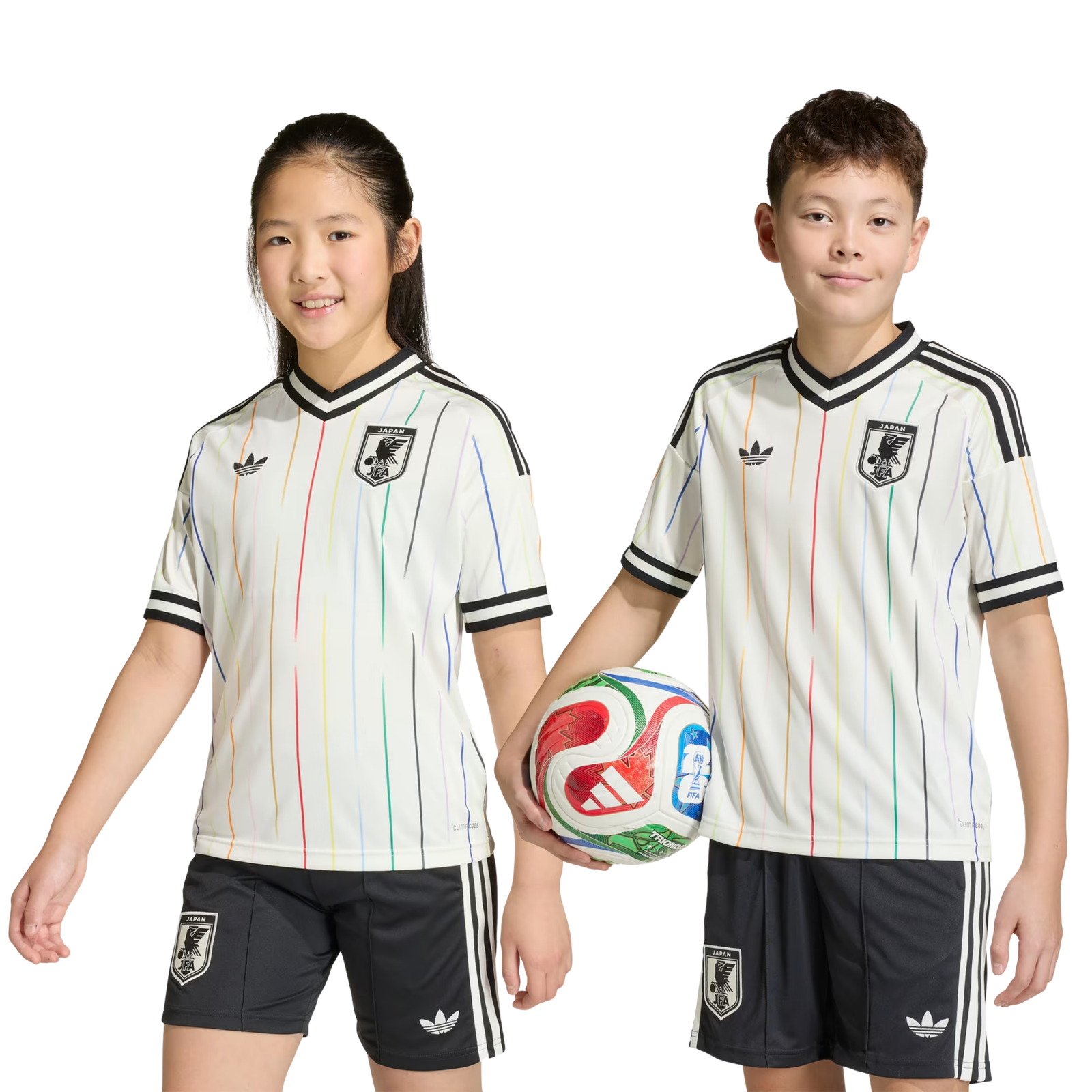 adidas Japan Youth Away Soccer Jersey 26/27 (White/Multi)