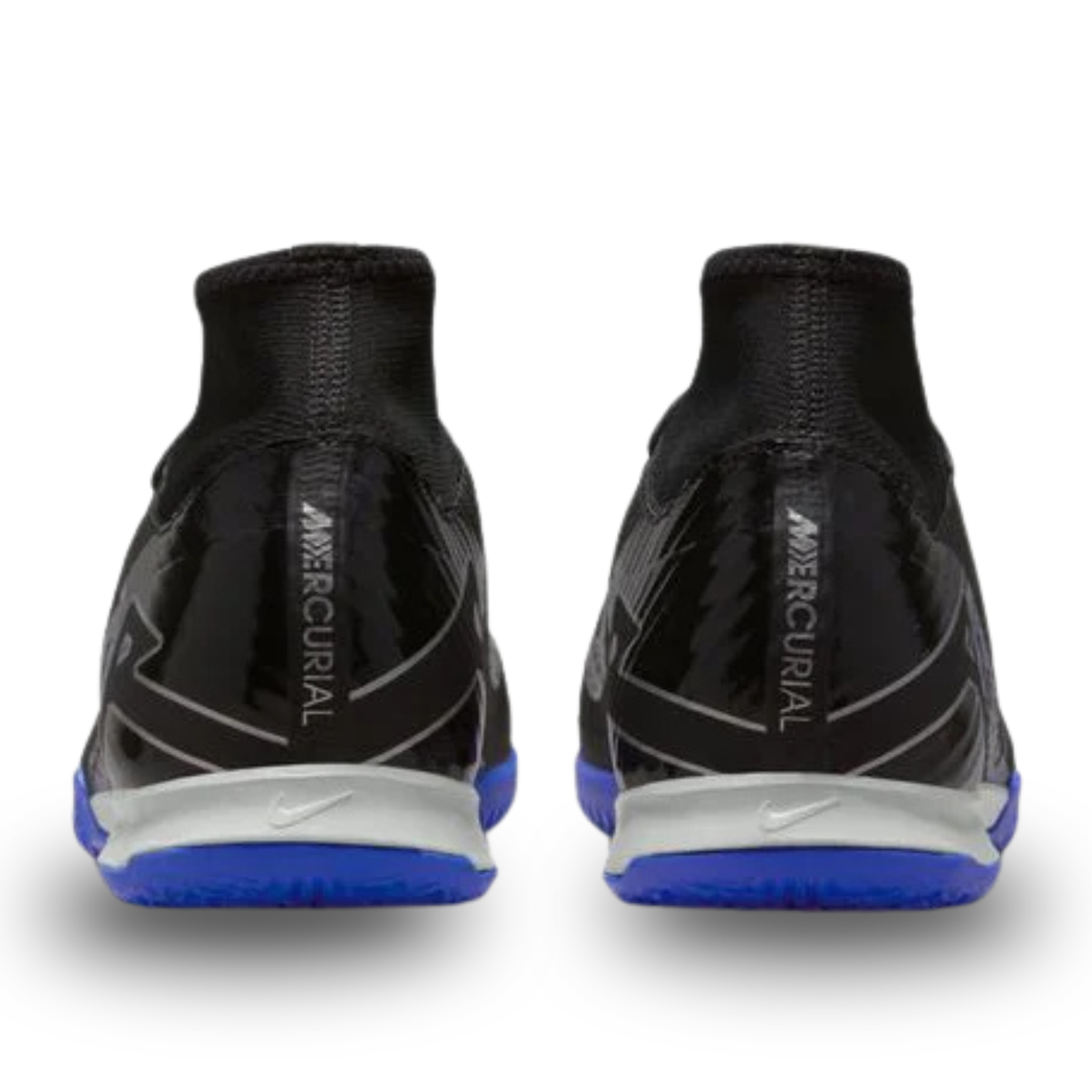 Nike Zoom Superfly 9 Academy Indoor Soccer Shoes (Black/Chrome-Hyper Royal)