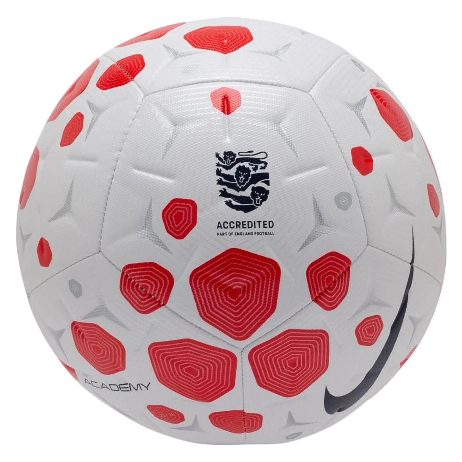 Nike England FA Academy Soccer Ball (White/Red)